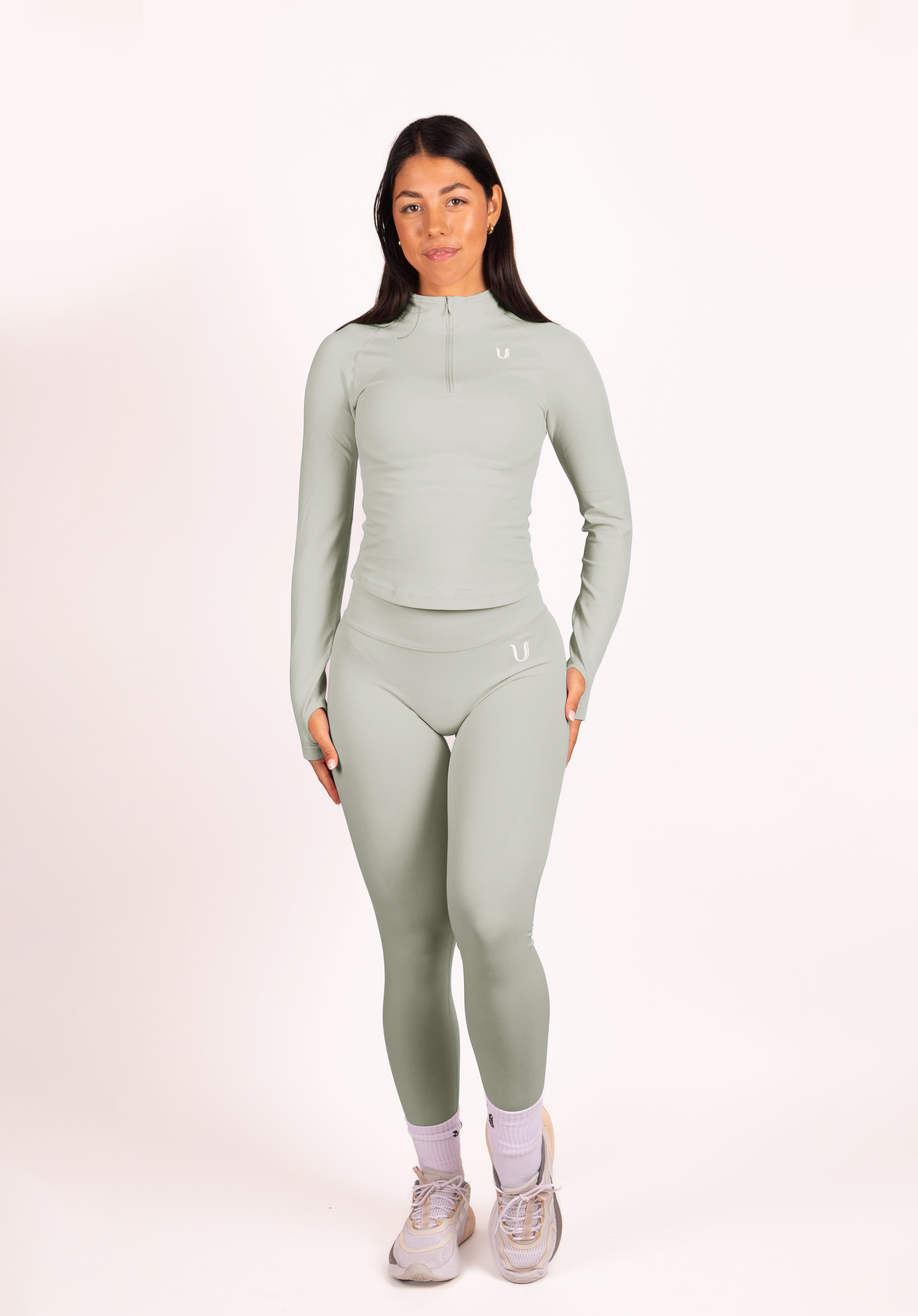 Beau | Premium High Performance Legging Scrunch - Ivoire