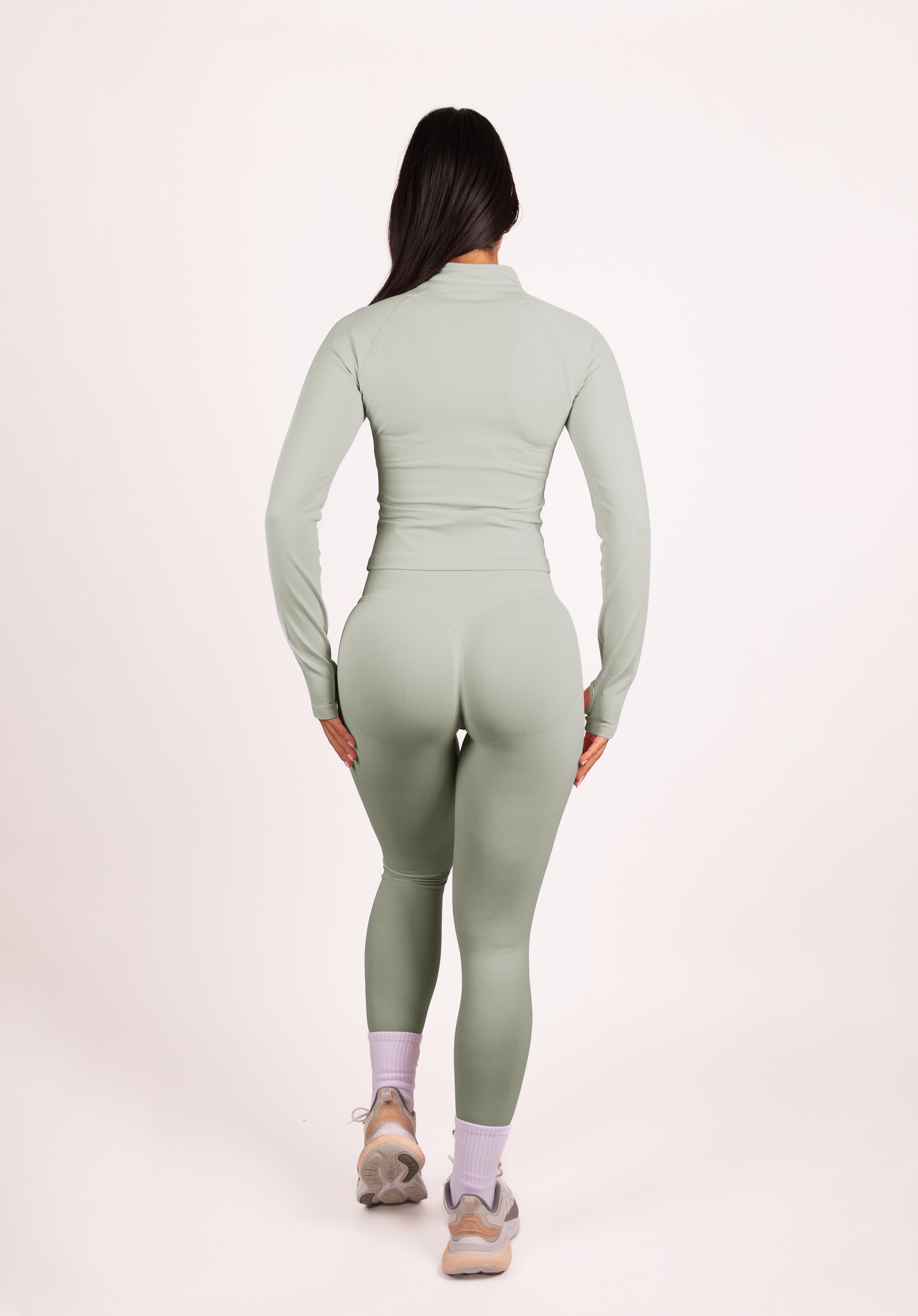 Beau | Premium High Performance Legging Scrunch - Ivoire