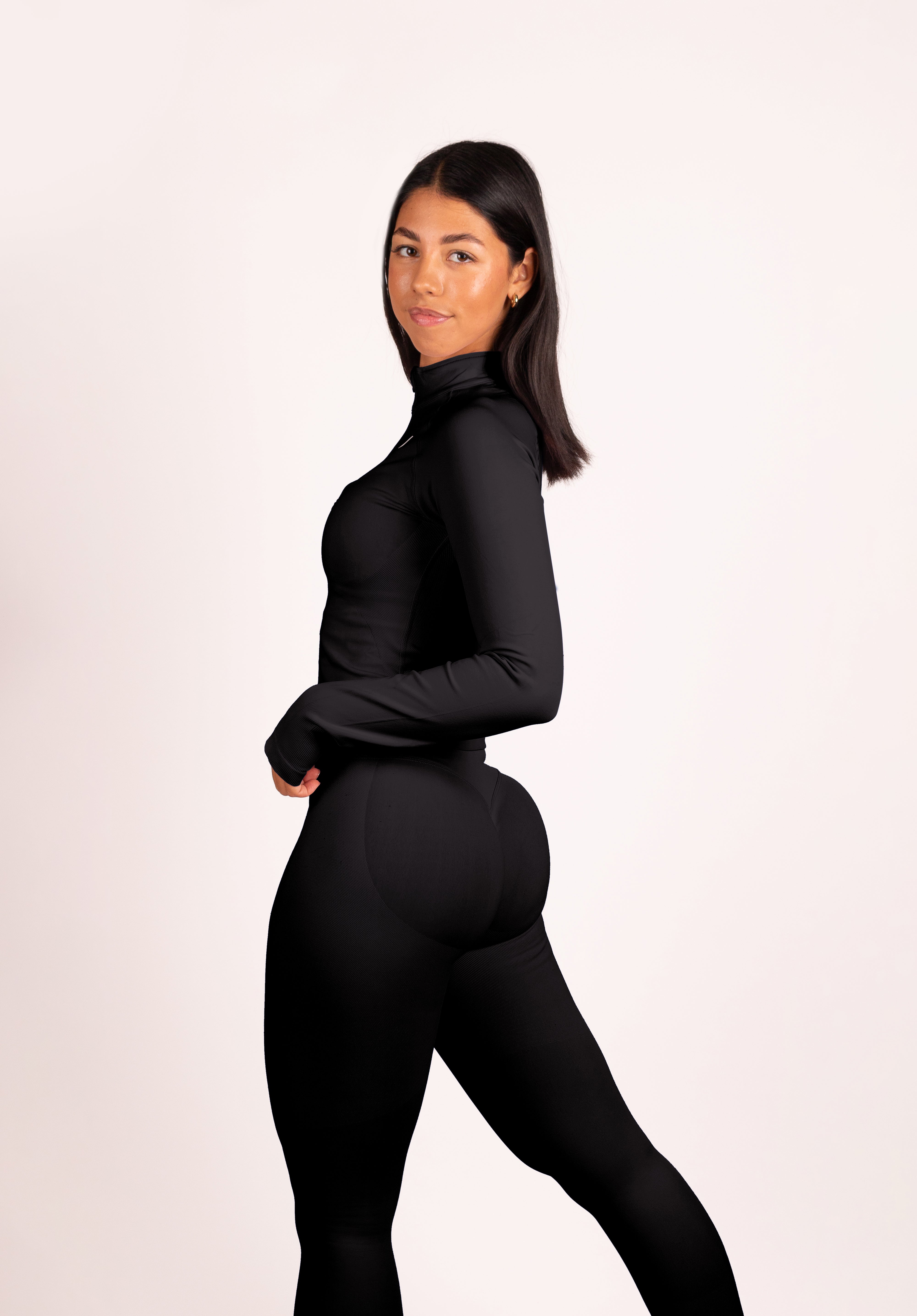 Beau Premium High Performance Scrunch Legging Zwart - Dames sportkleding afbeelding 7