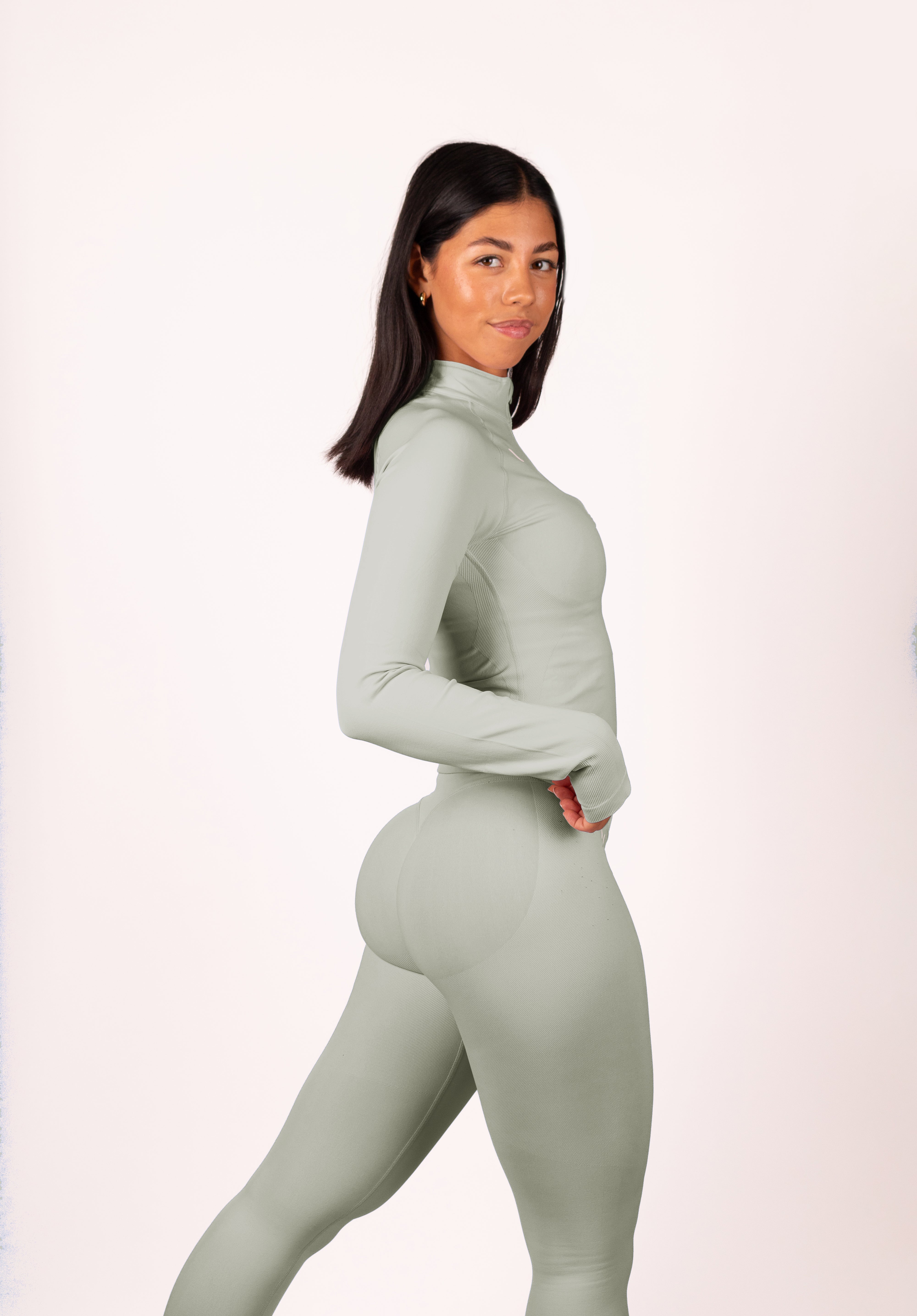Beau | Premium High Performance Legging Scrunch - Ivoire