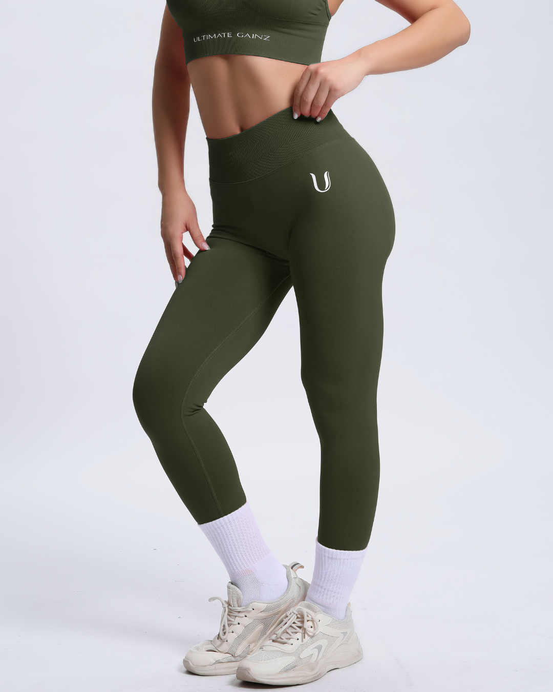 Joy | Sculpt Legging with Scrunch – Green