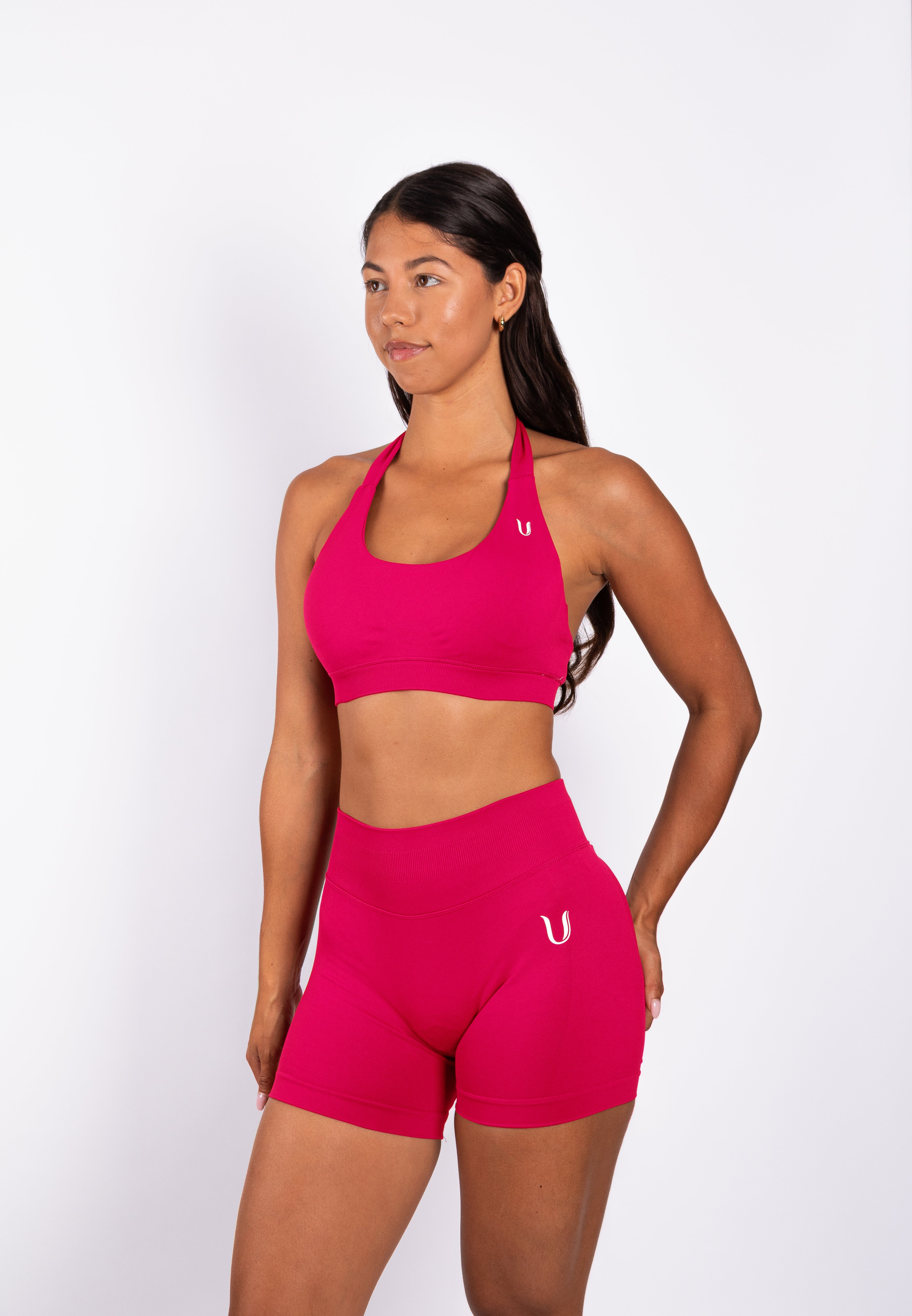 Beau | Halter Support Bra - Pink
