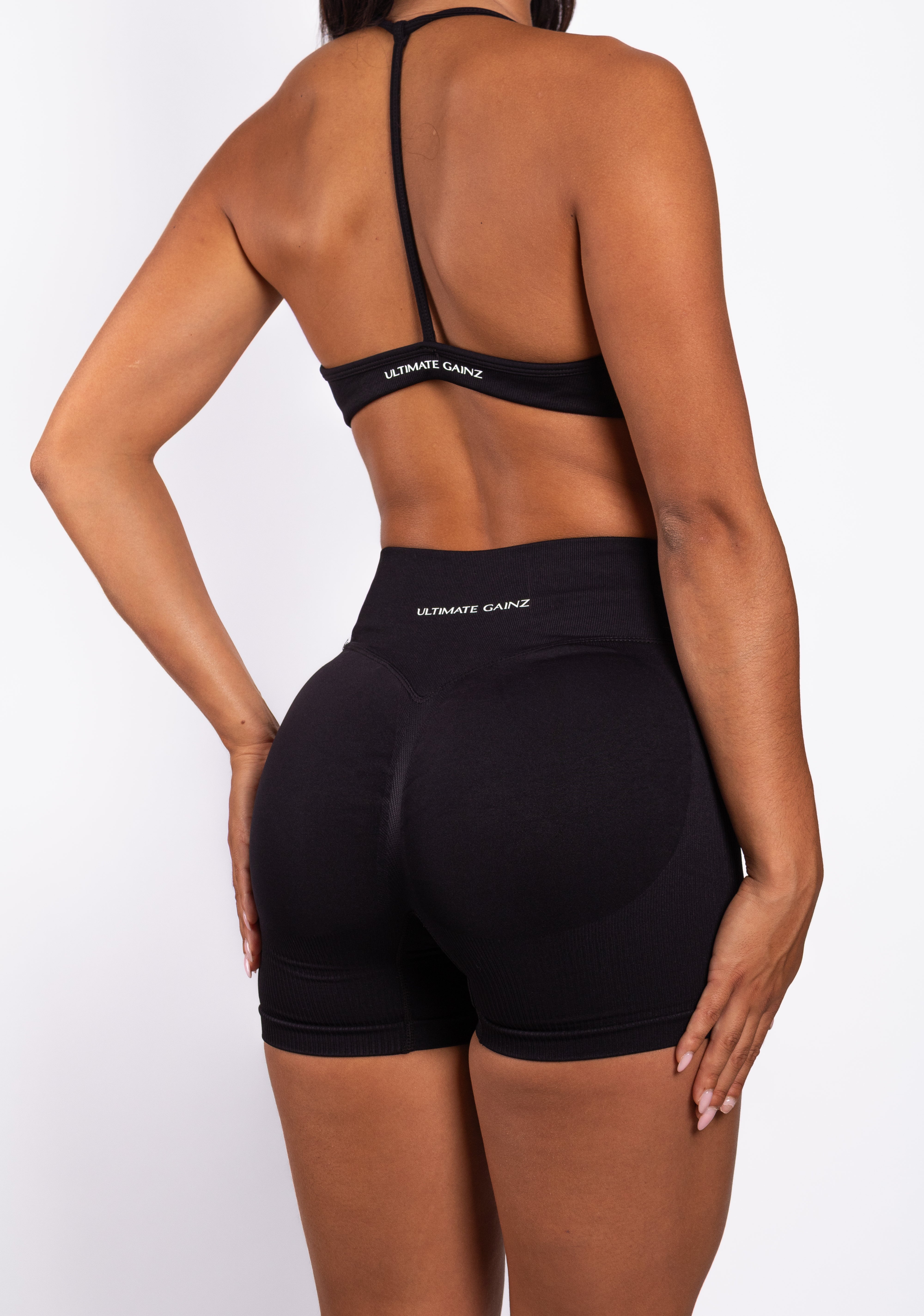 Nova | Brassière Seamless Dos Ouvert – Noir