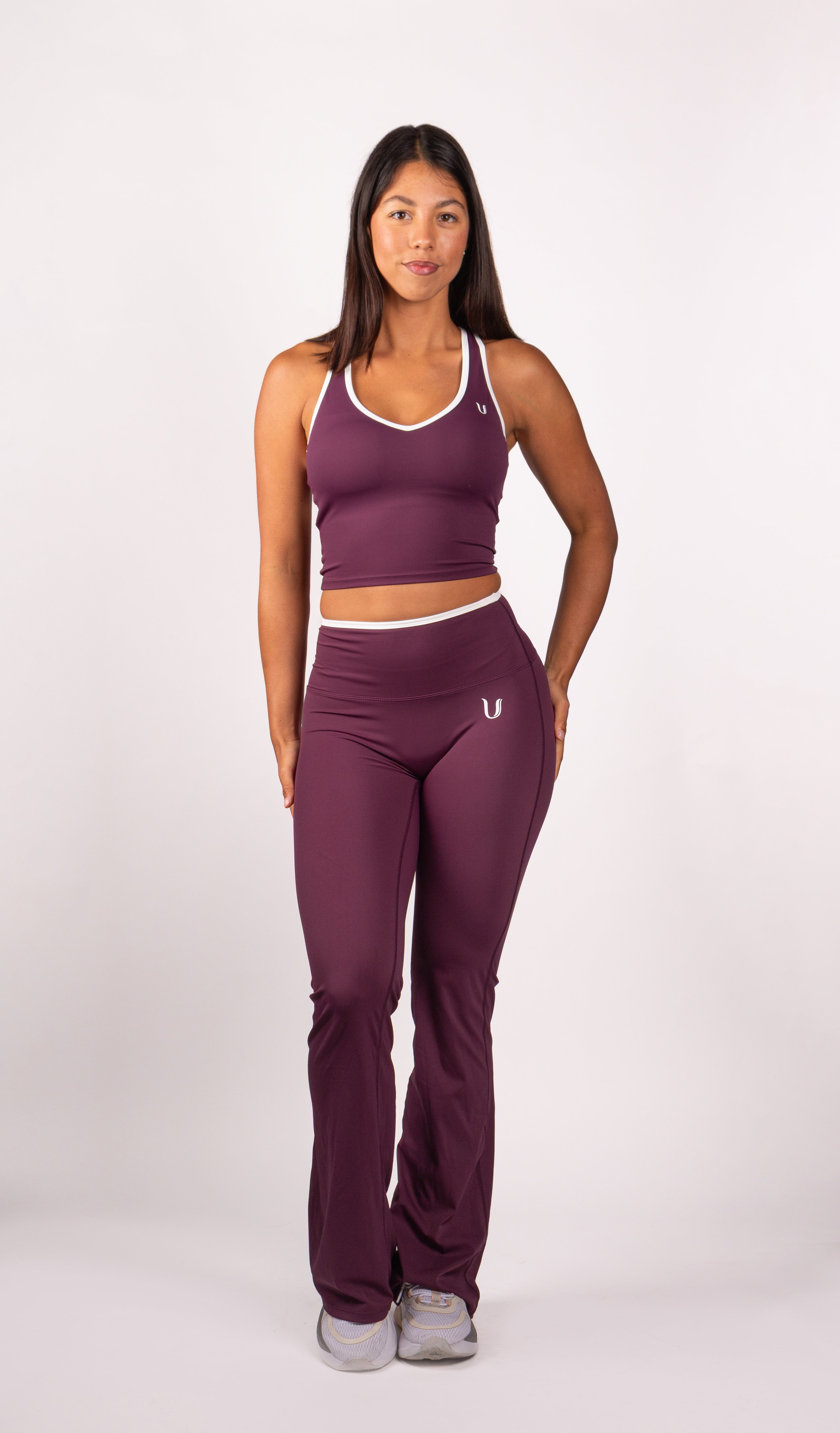 Ivy | Flare Legging – Bordeaux V2 - afbeelding 5