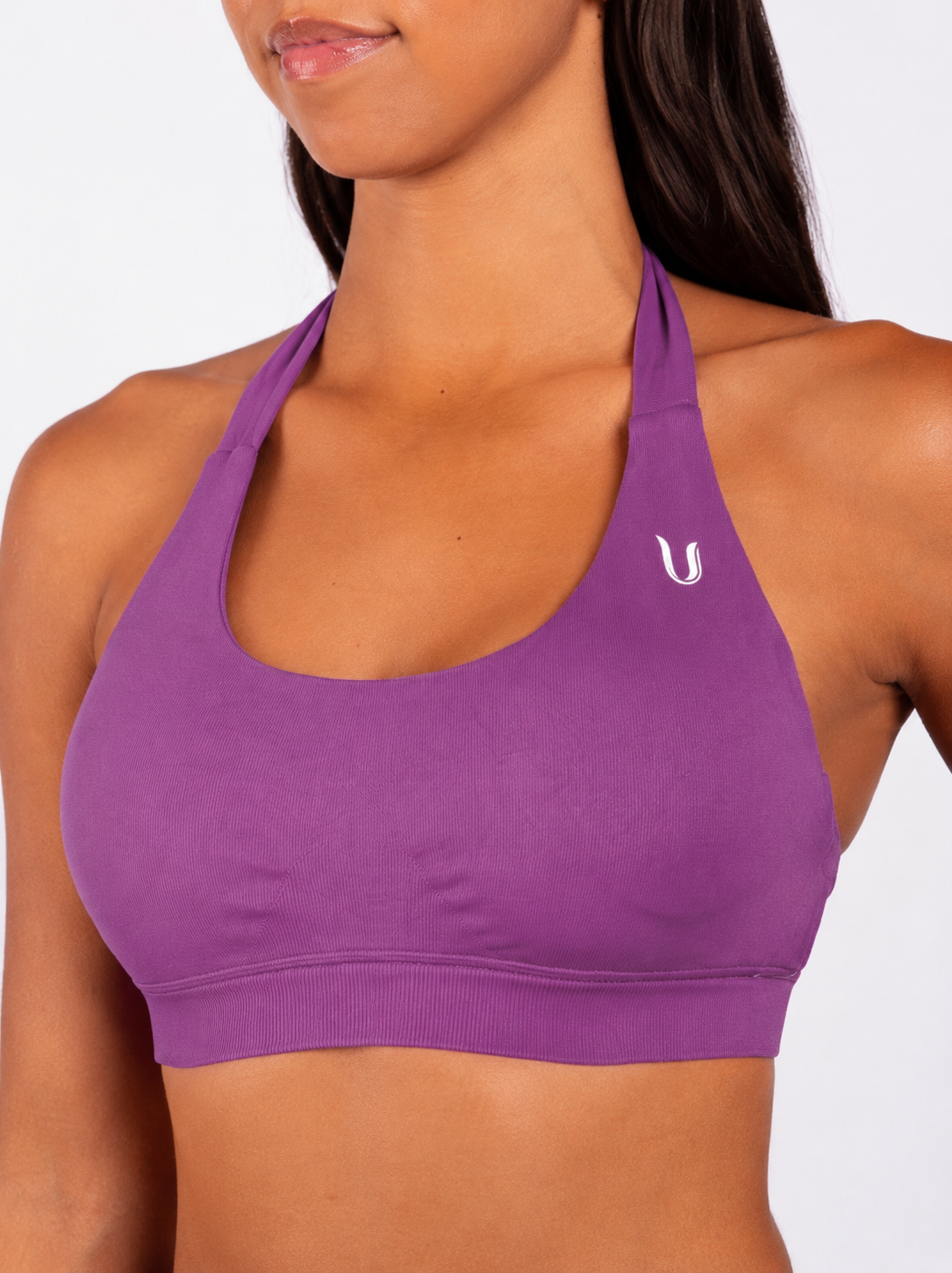 Beau | Halter Support Bra - Violet