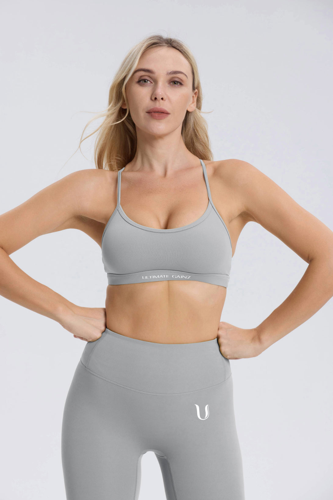 Hailey Set | Top Legging - Lichtgrijs