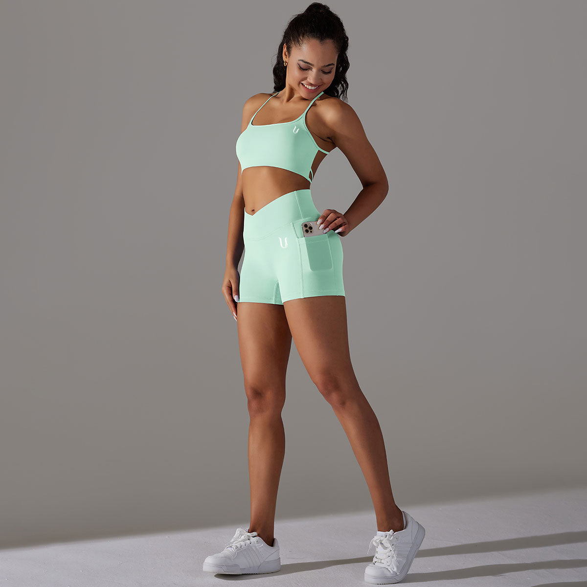 Mila | Short Set - Green