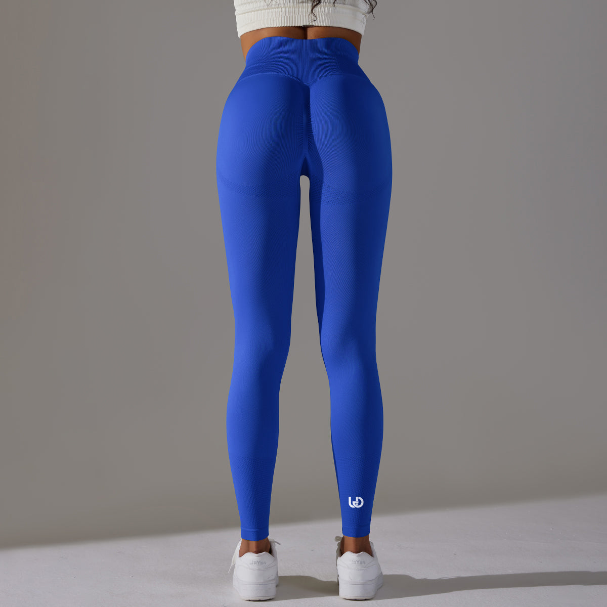 Celine | Legging Taille Haute Froncé - Bleu