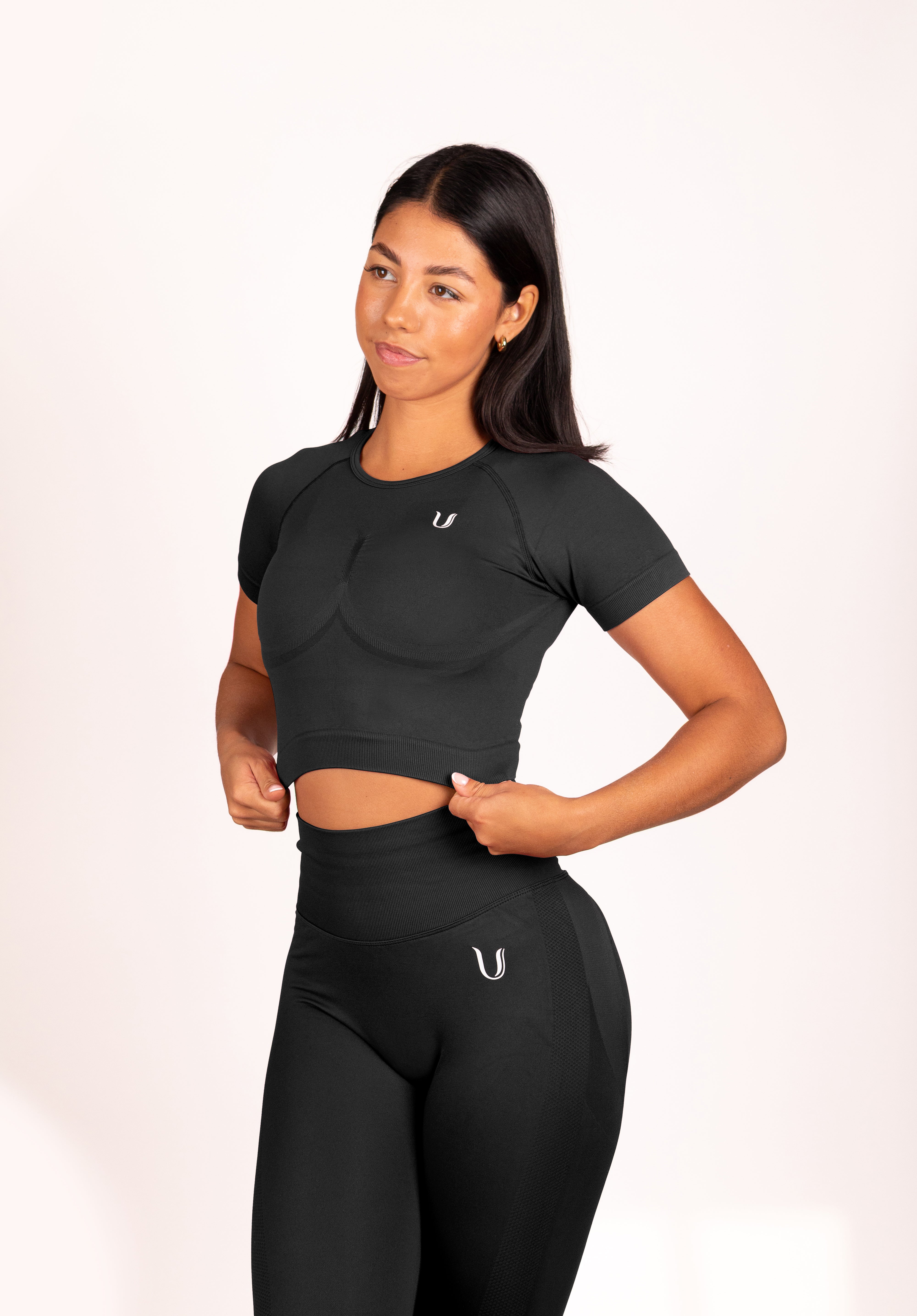 Leonie | Top Shirt - Schwarz