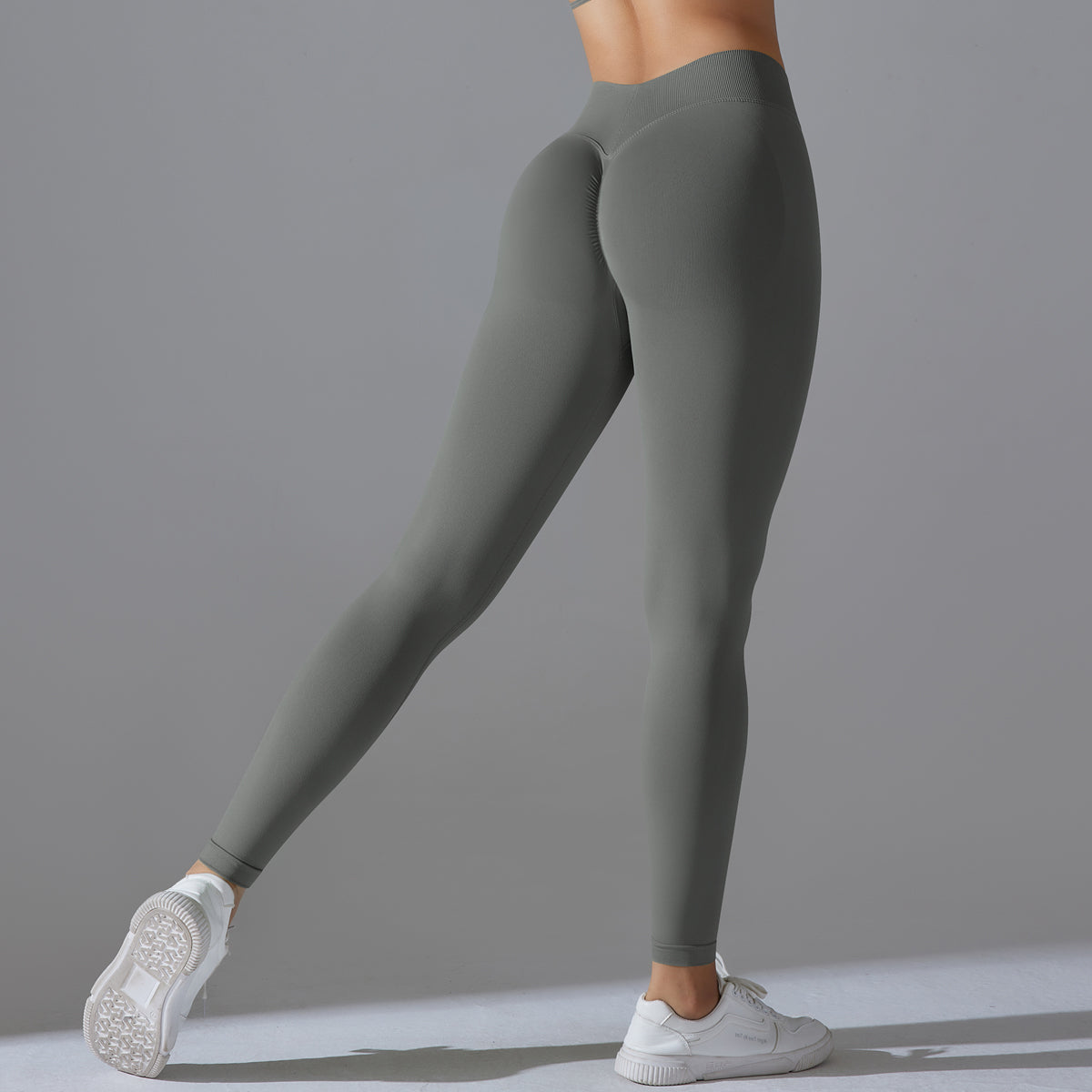 Mila V2 | Scrunch Sport Leggings - Grau