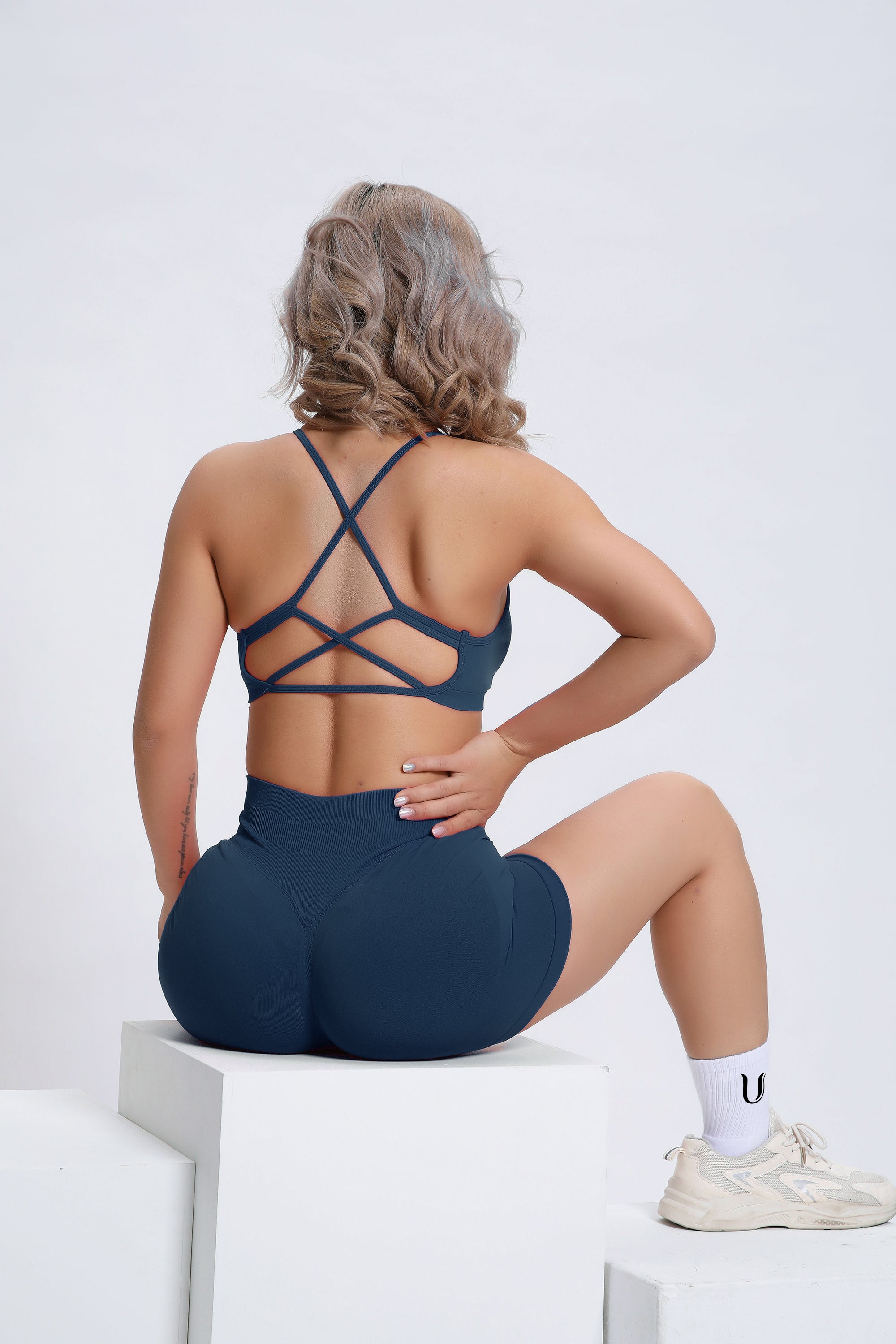 Joy | Short Sculptant avec Scrunch – Vert