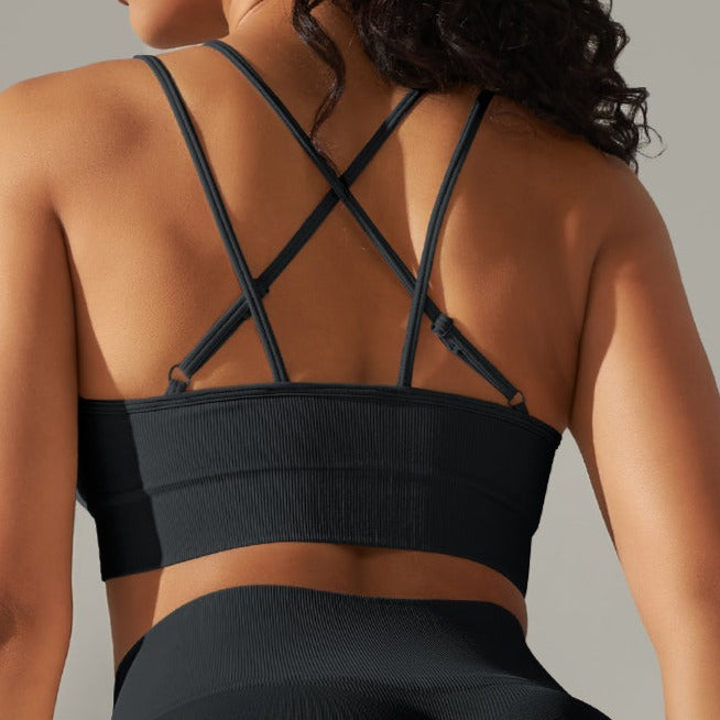 Liv | Soutien-gorge FlexCross - Noir