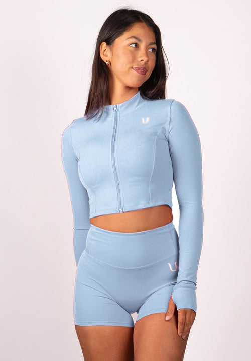 Hailey Jacket | The Evolution — Licht Blauw - Ultimate Gainz