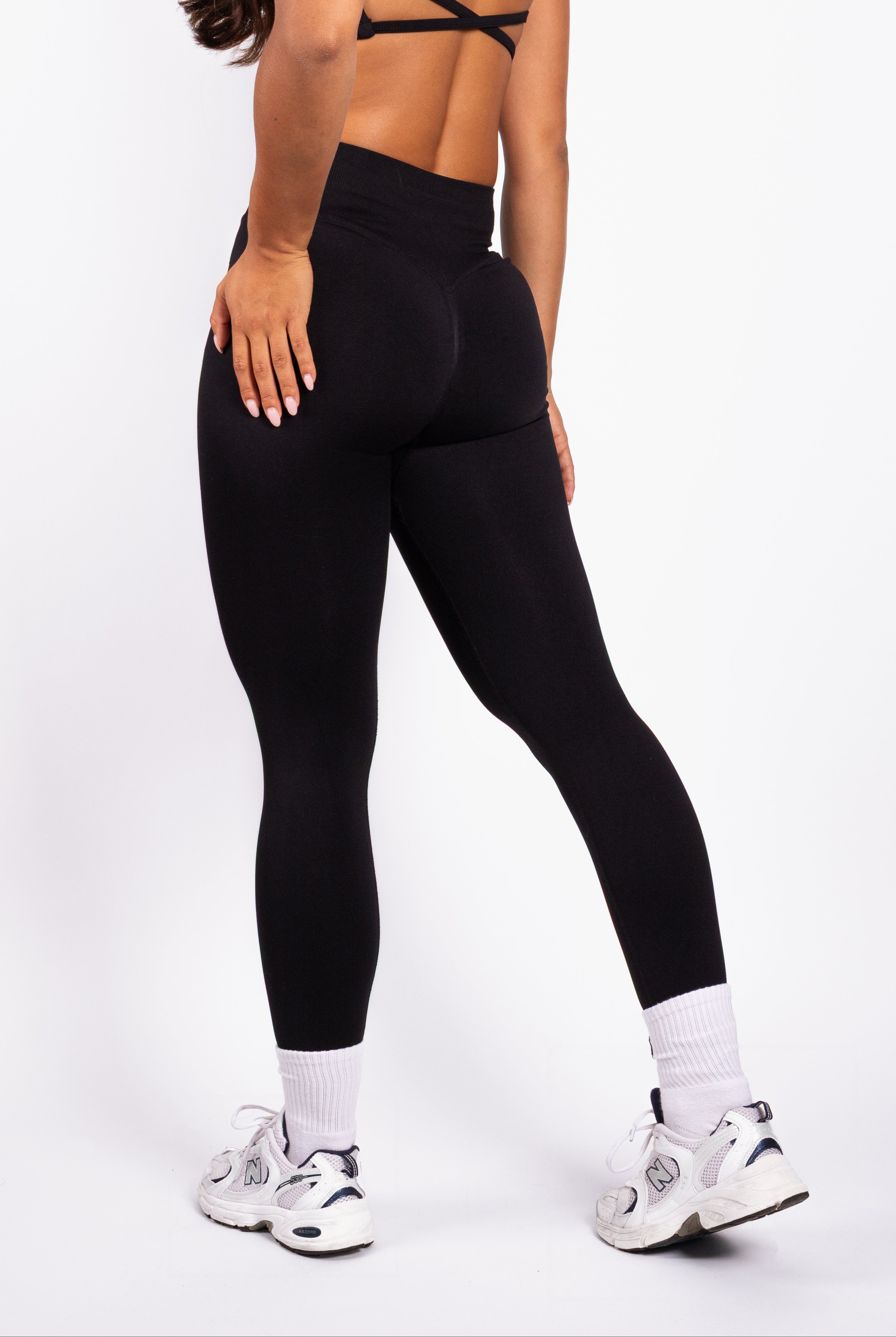 Beau | Premium High Performance Scrunch Legging - Zwart
