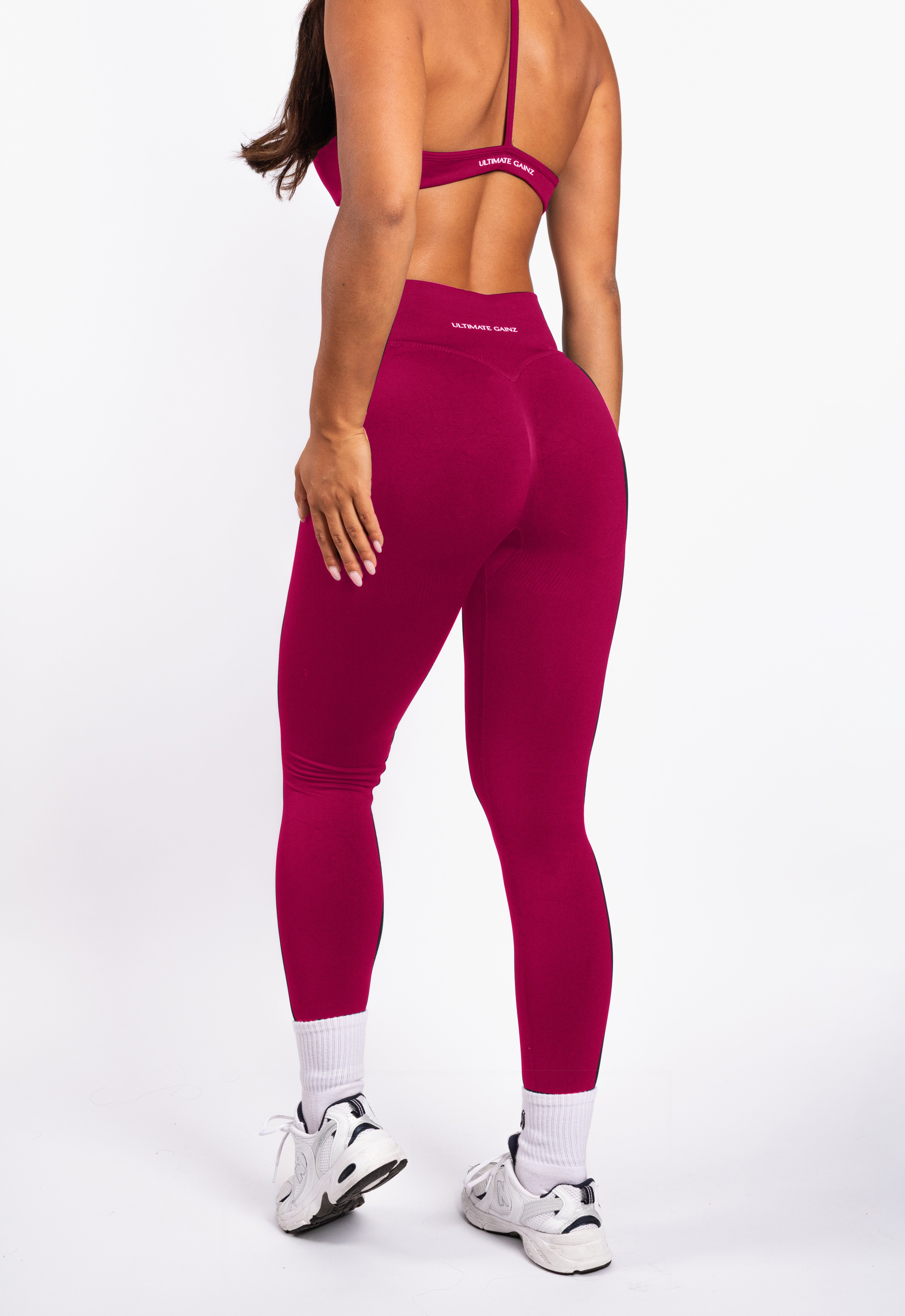Nova | Legging Sans Couture Gainant – Framboise