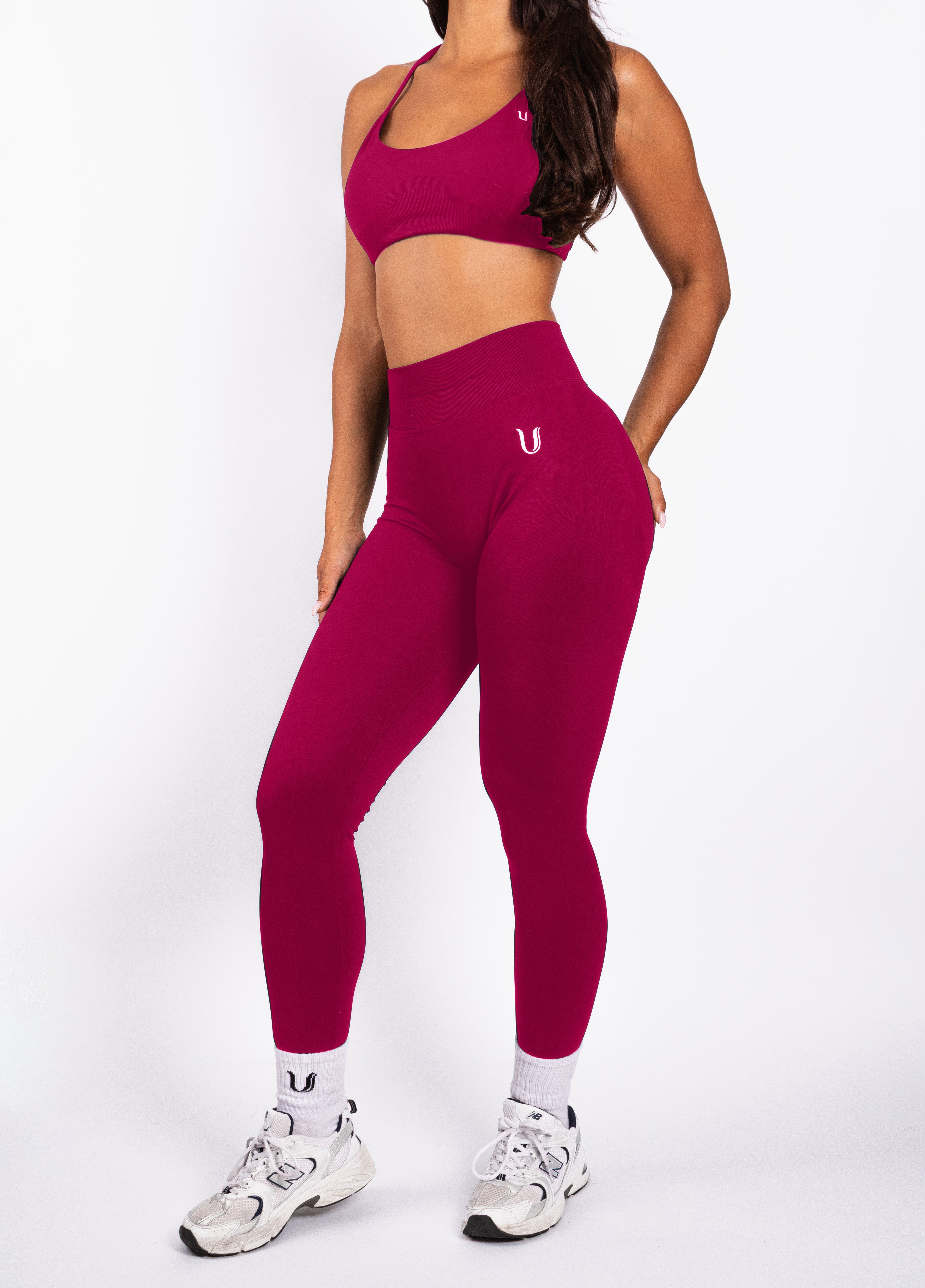 Nova | Seamless Shaping Leggings – Raspberry
