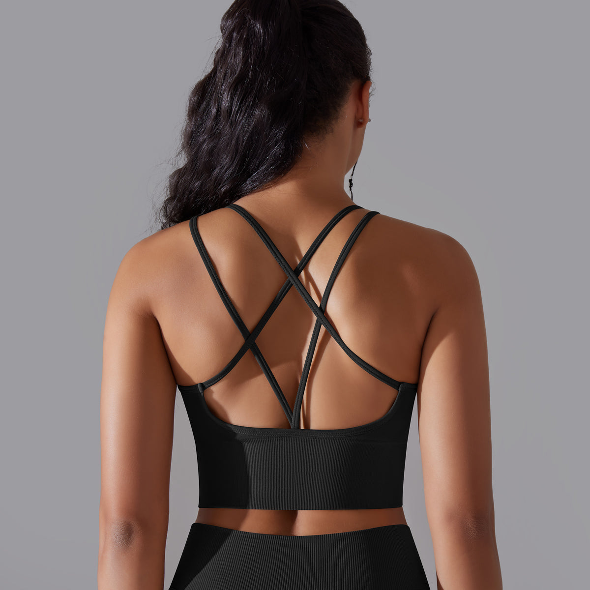 Daisy | Soutien-Gorge de Sport à Bretelles - Noir