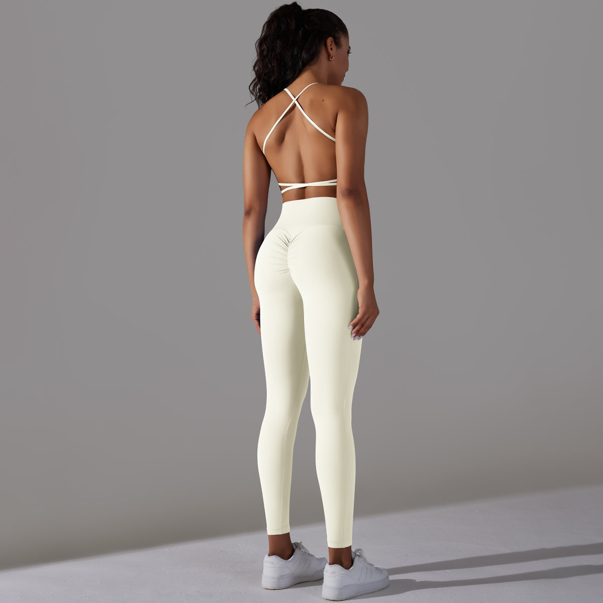 Mila | Legging Top Set - Weiß