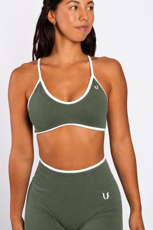 Ivy | Seamless Bra – Olijf