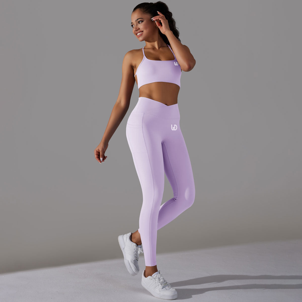 Mila | Legging-Top Set - Roze