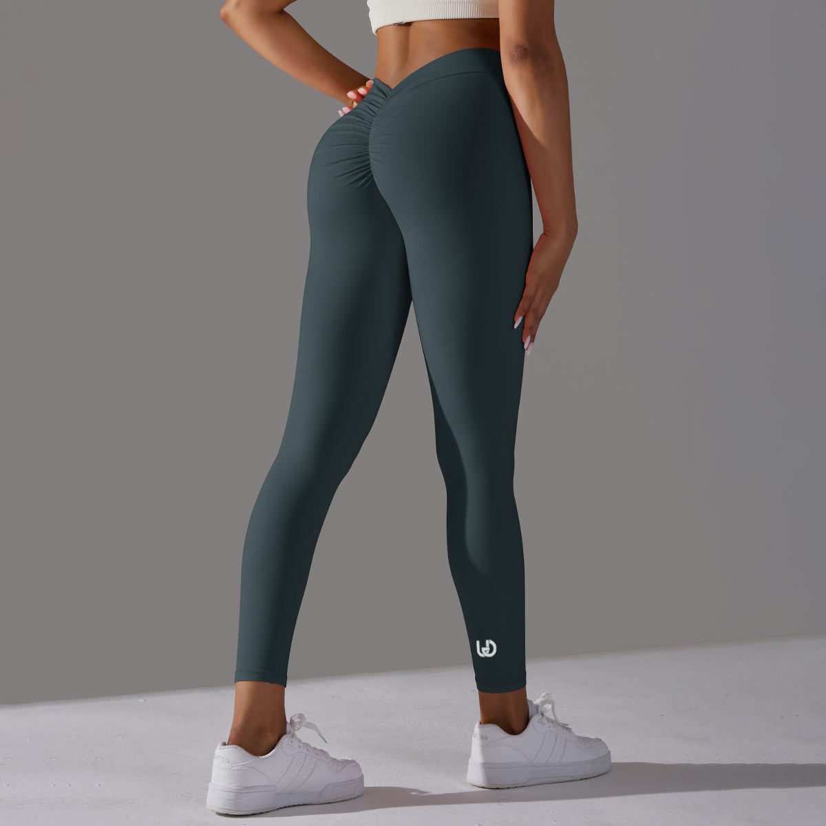 Emma | Legging Extra Scrunch - ForestGreen