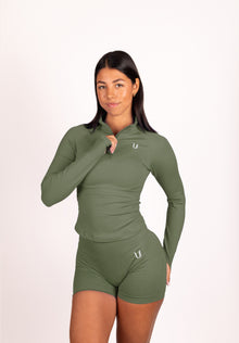 Beau Premium High Performance Scrunch Short Groen - Dames sportkleding afbeelding 5