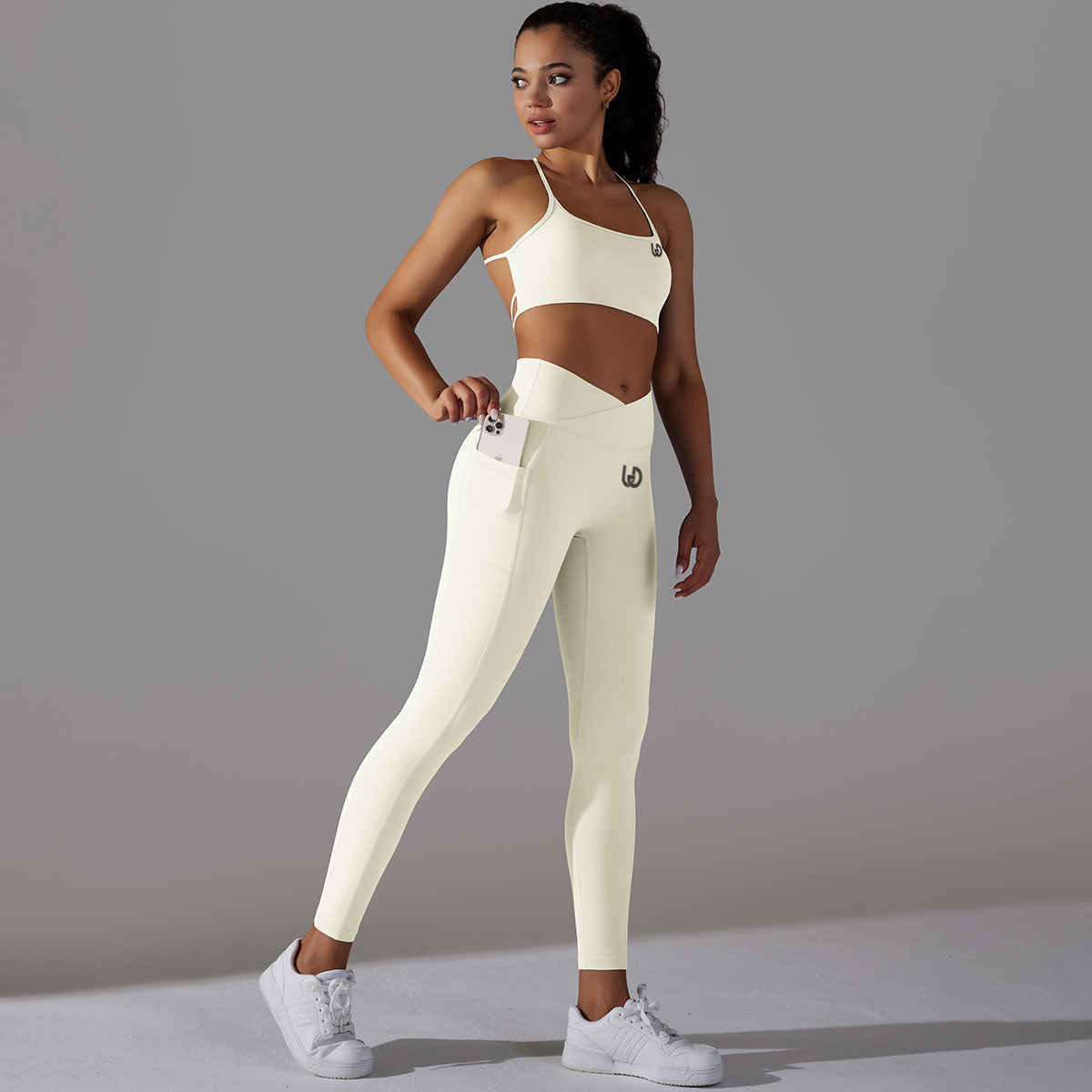 Mila | Legging Wit - Ultimate Gainz