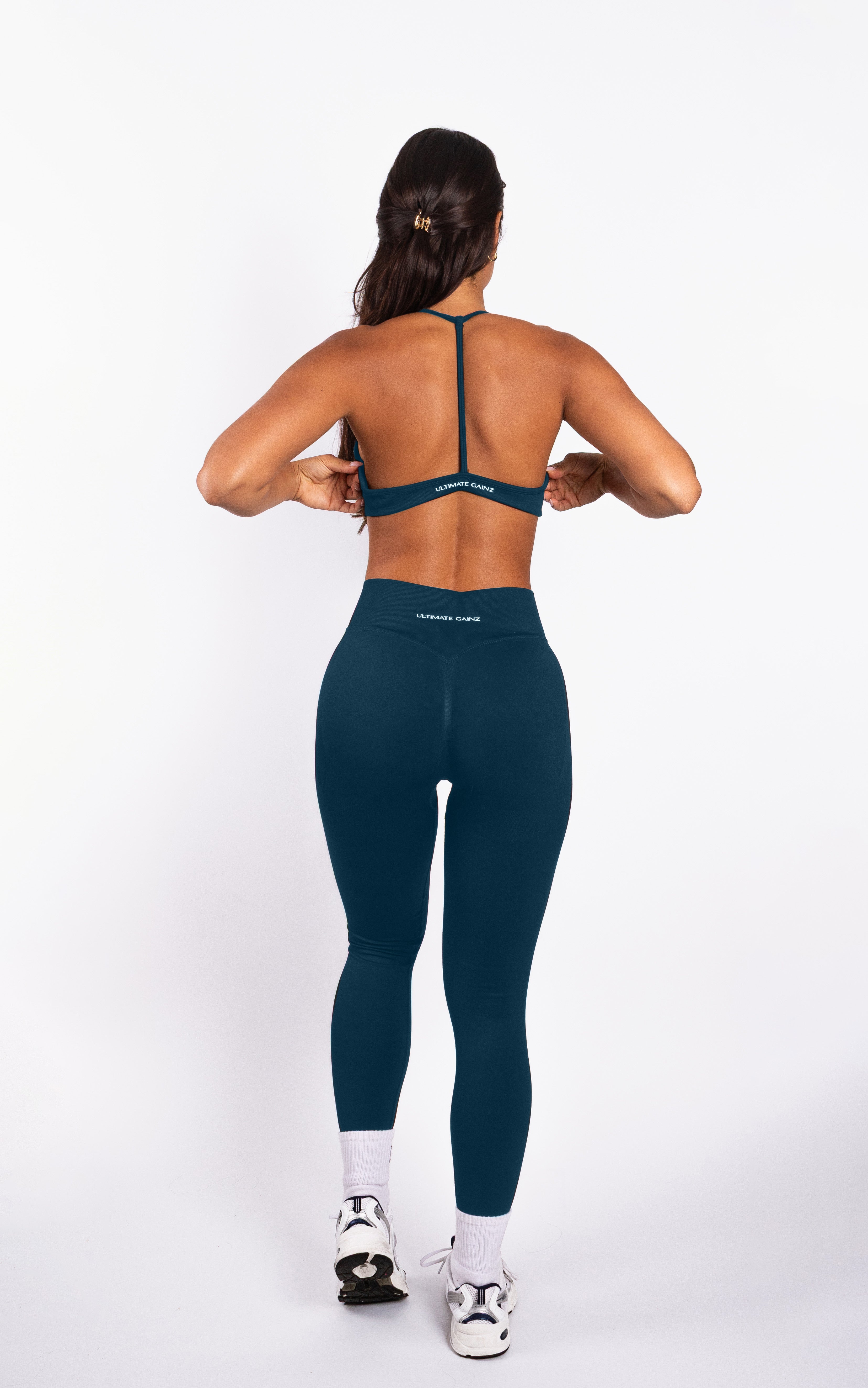 Nova | Legging Sans Couture Gainant – Bleu