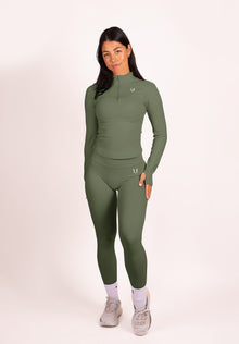 Beau Premium High Performance Scrunch Legging Groen - Dames sportkleding afbeelding 14