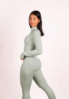 Beau | Premium High Performance Scrunch Leggings - Ivory