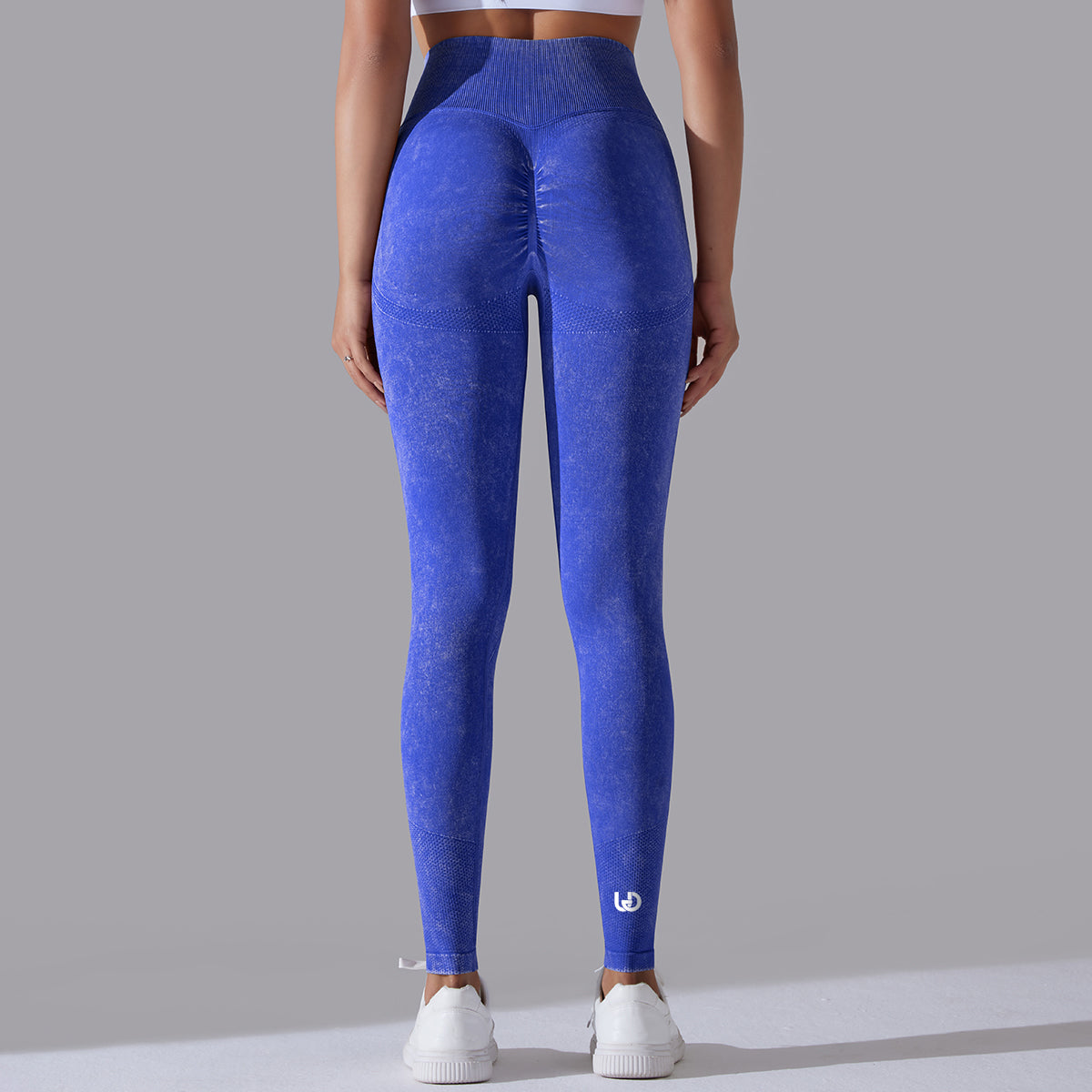 Jane | Leggings Scrunch Patterns - Blau