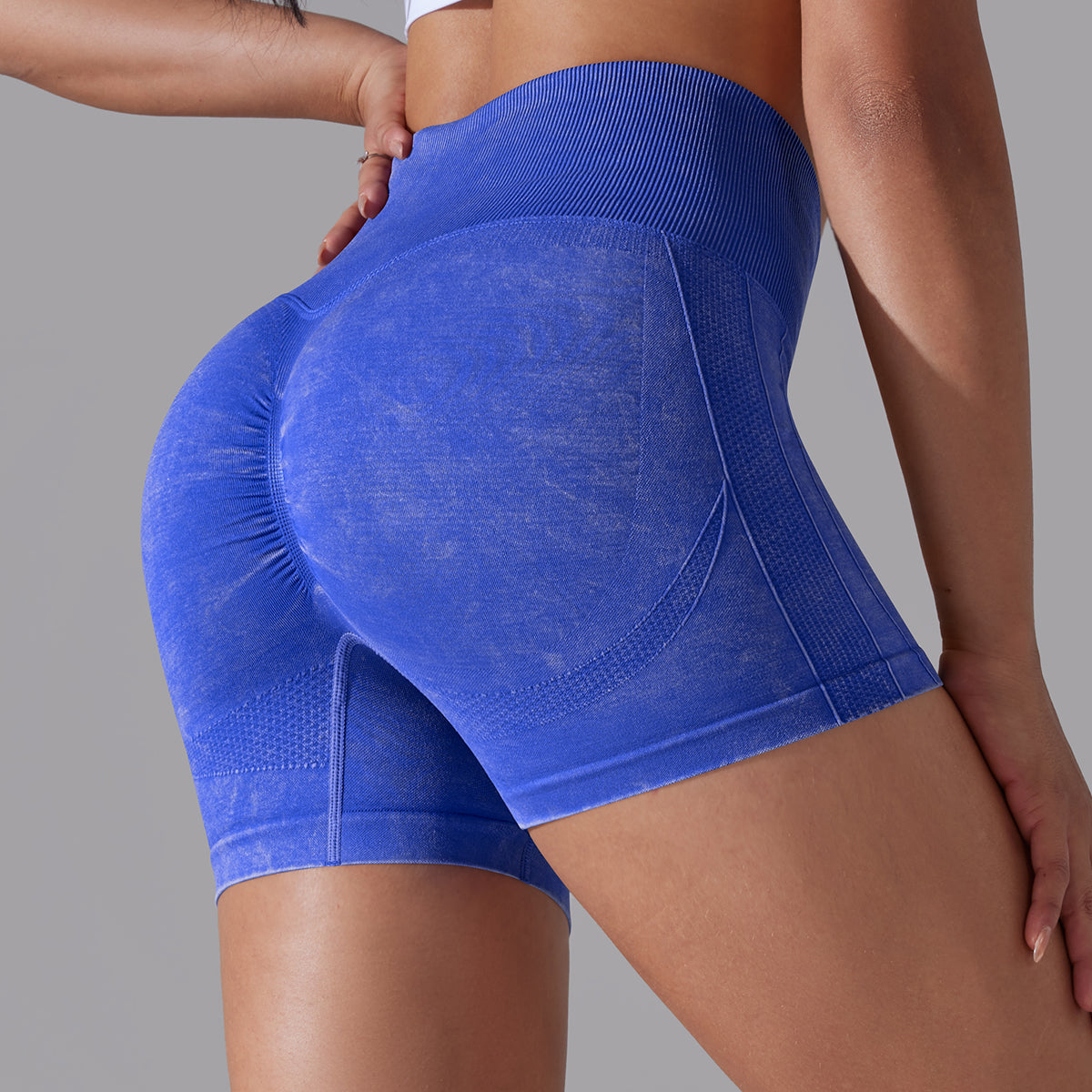 Jane | Shorts Scrunch - Blau