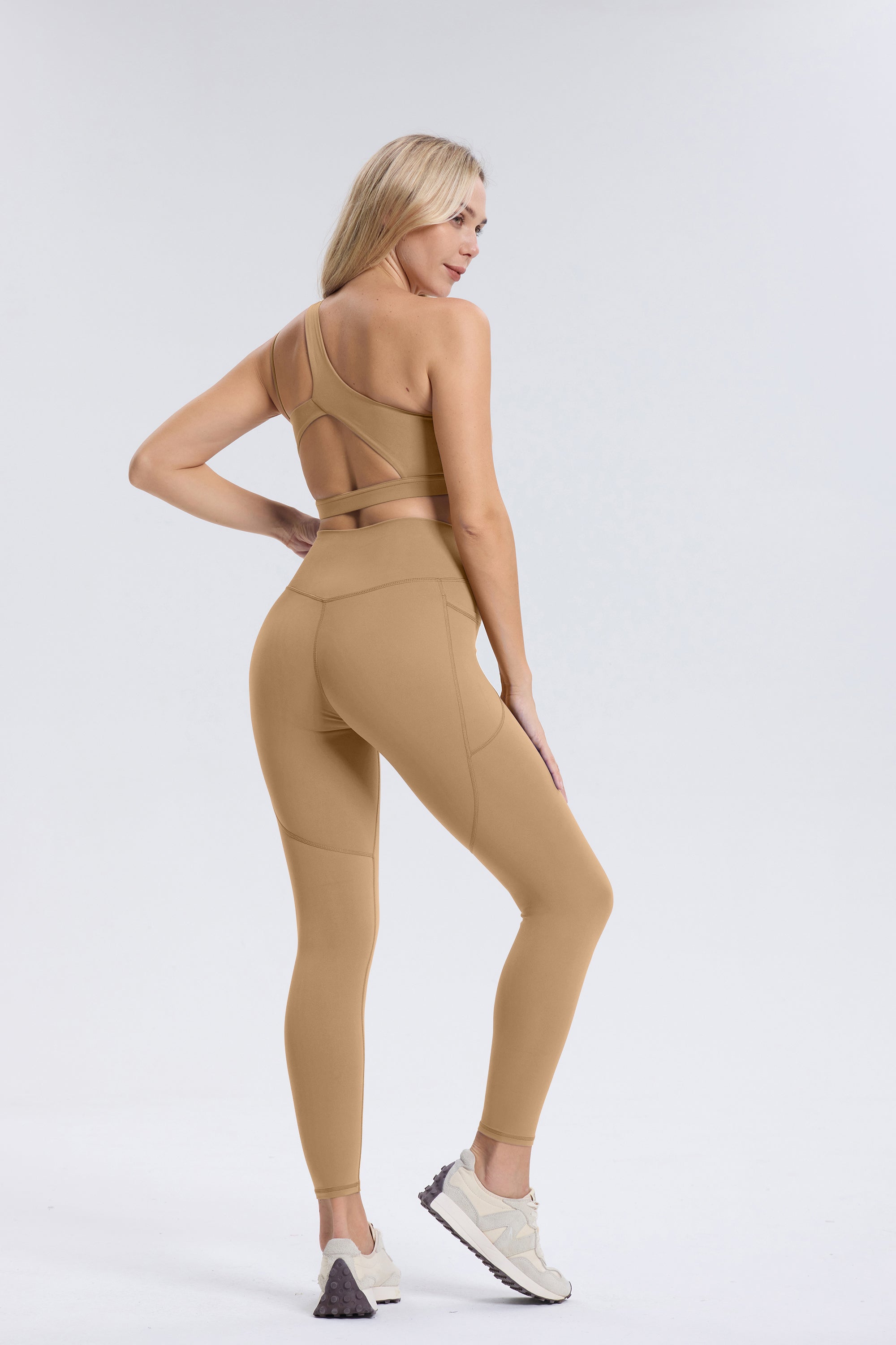 Palmer | Legging avec poches - Marron