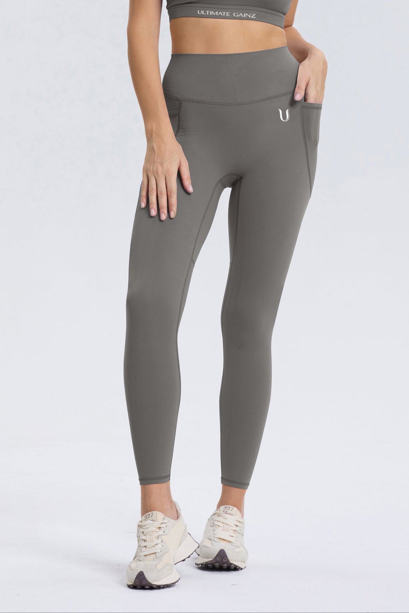 Palmer | Legging avec poches - Gris