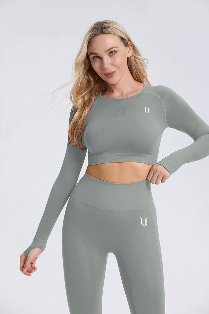 Maeve | Long Sleeve Top – Grey