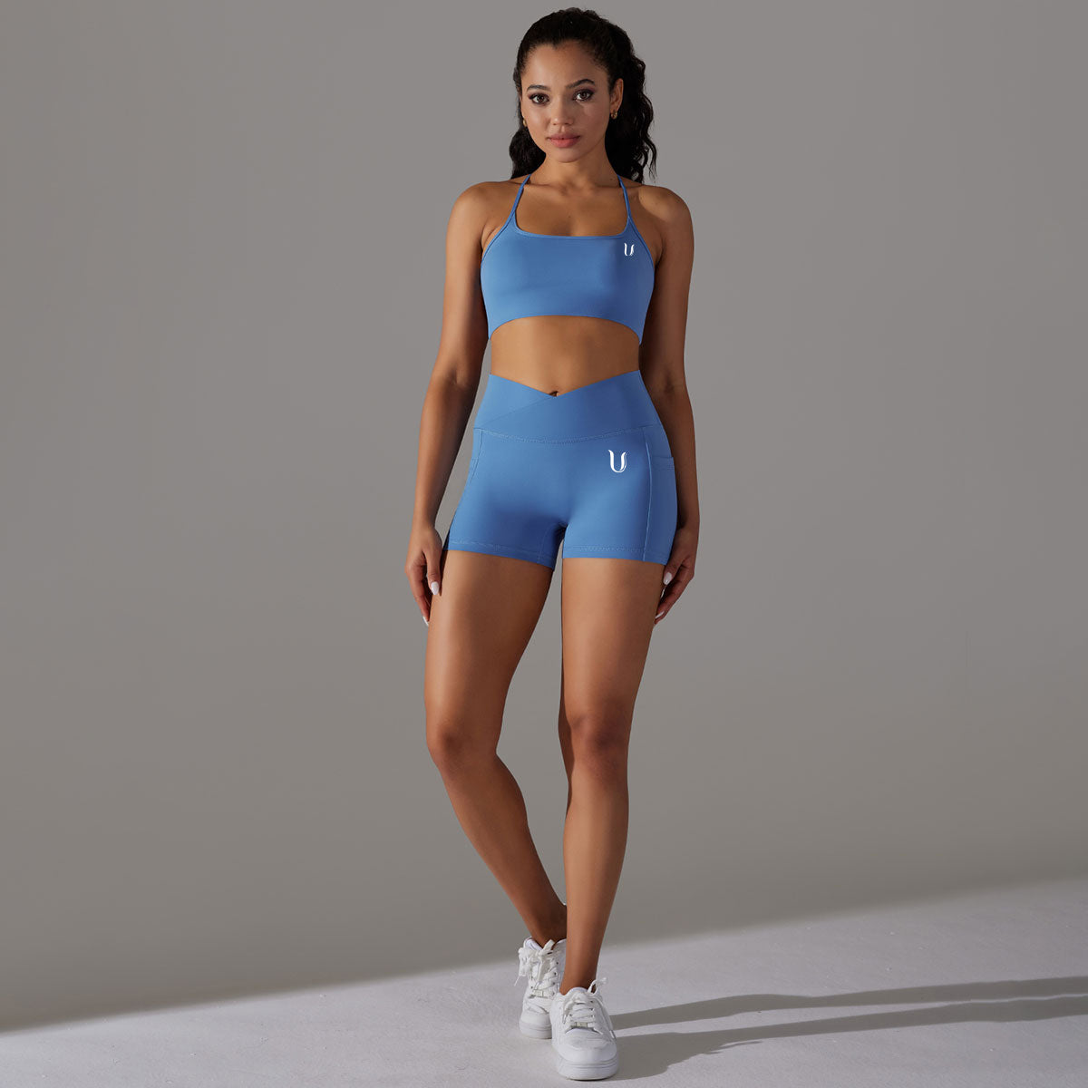 Mila | Short - Blauw