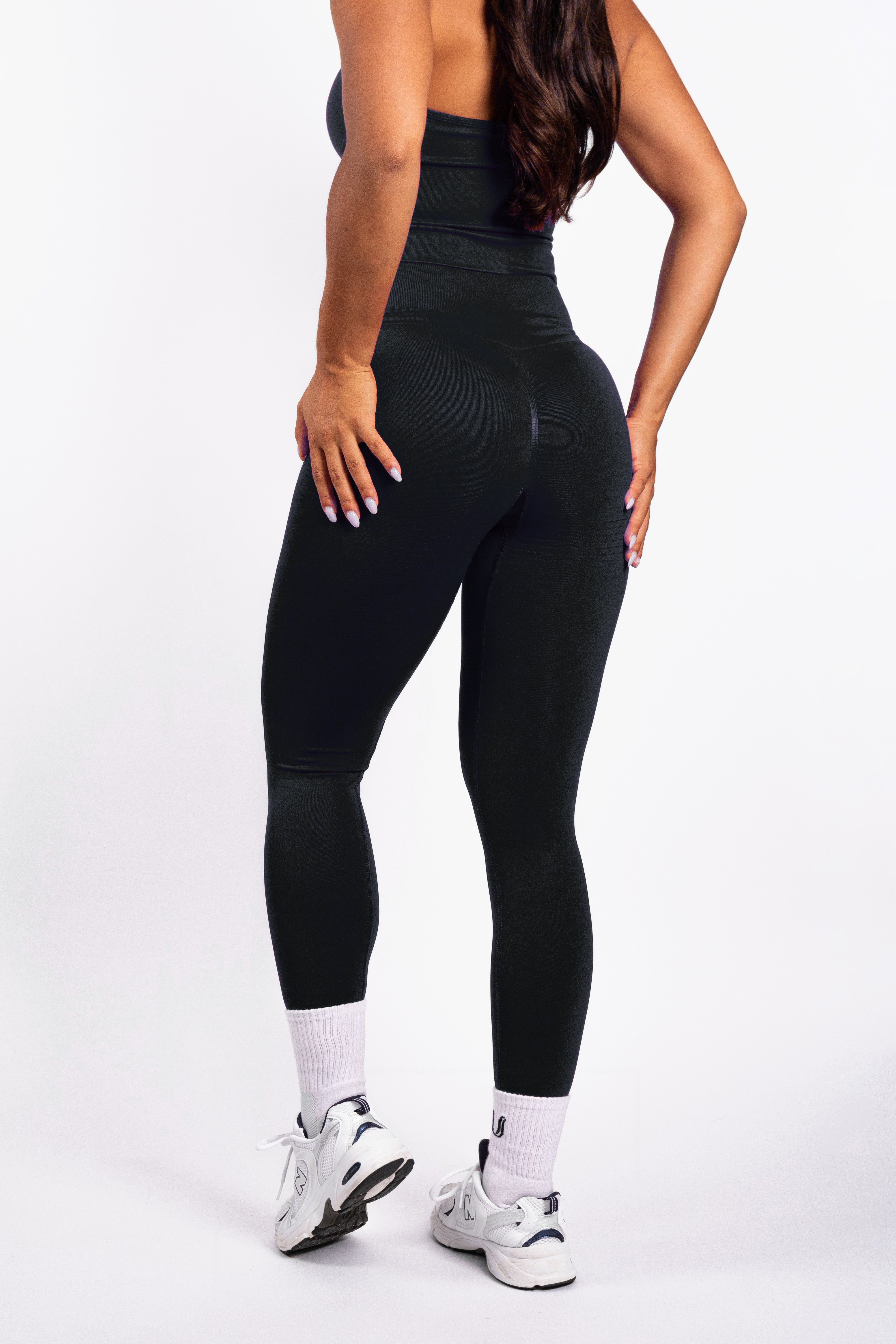 Bibi | Legging Côtelé Seamless – Noir