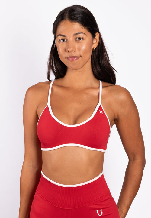 Ivy | Seamless Bra – Rood - Ultimate Gainz