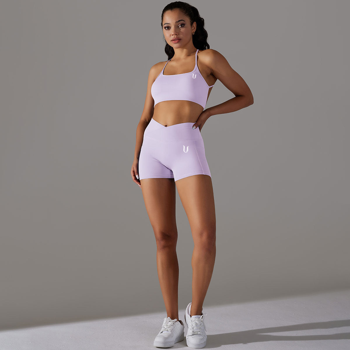 Mila | Short Set - Roze