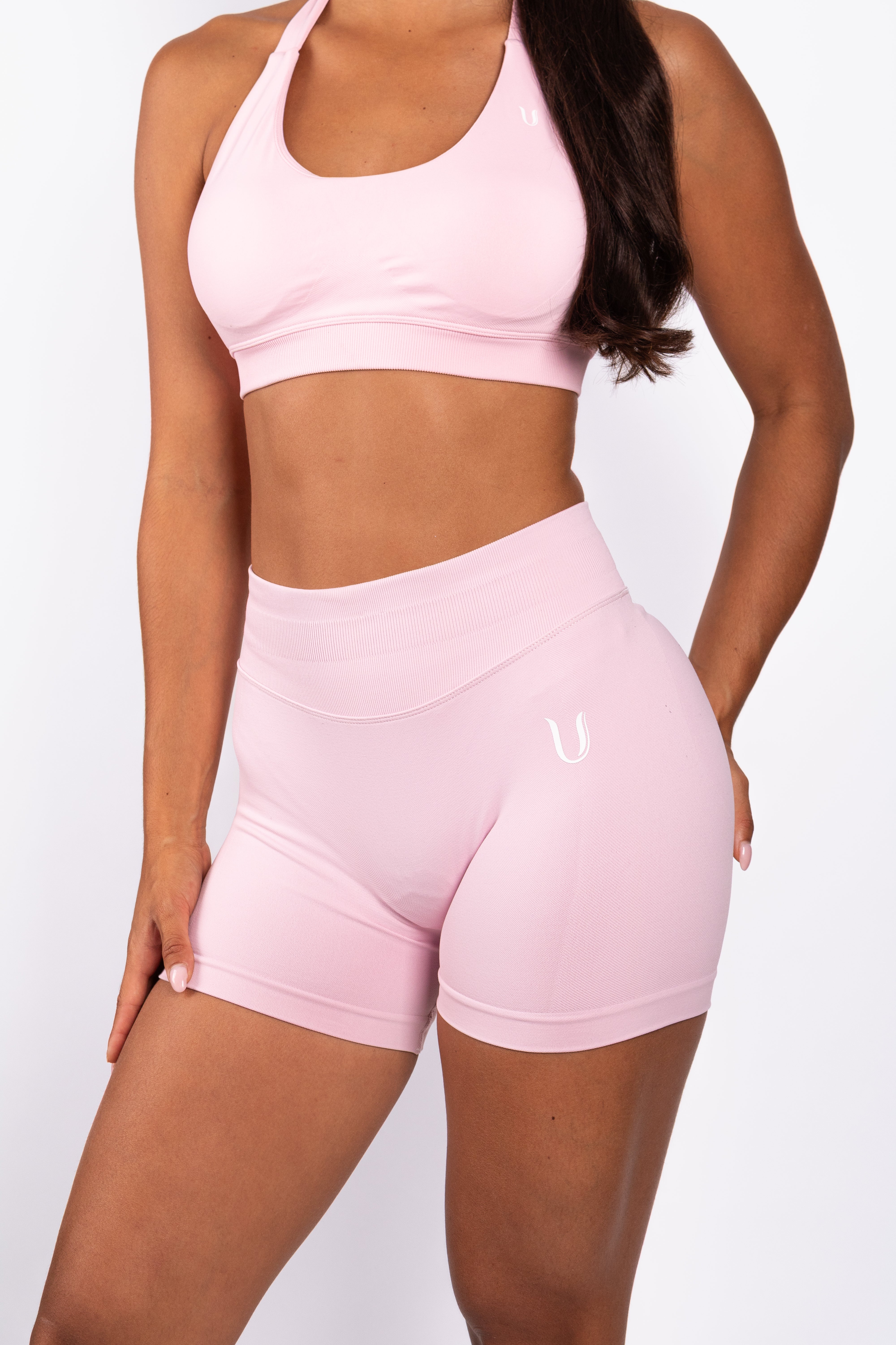 Beau | Halter Support Bra - Roze