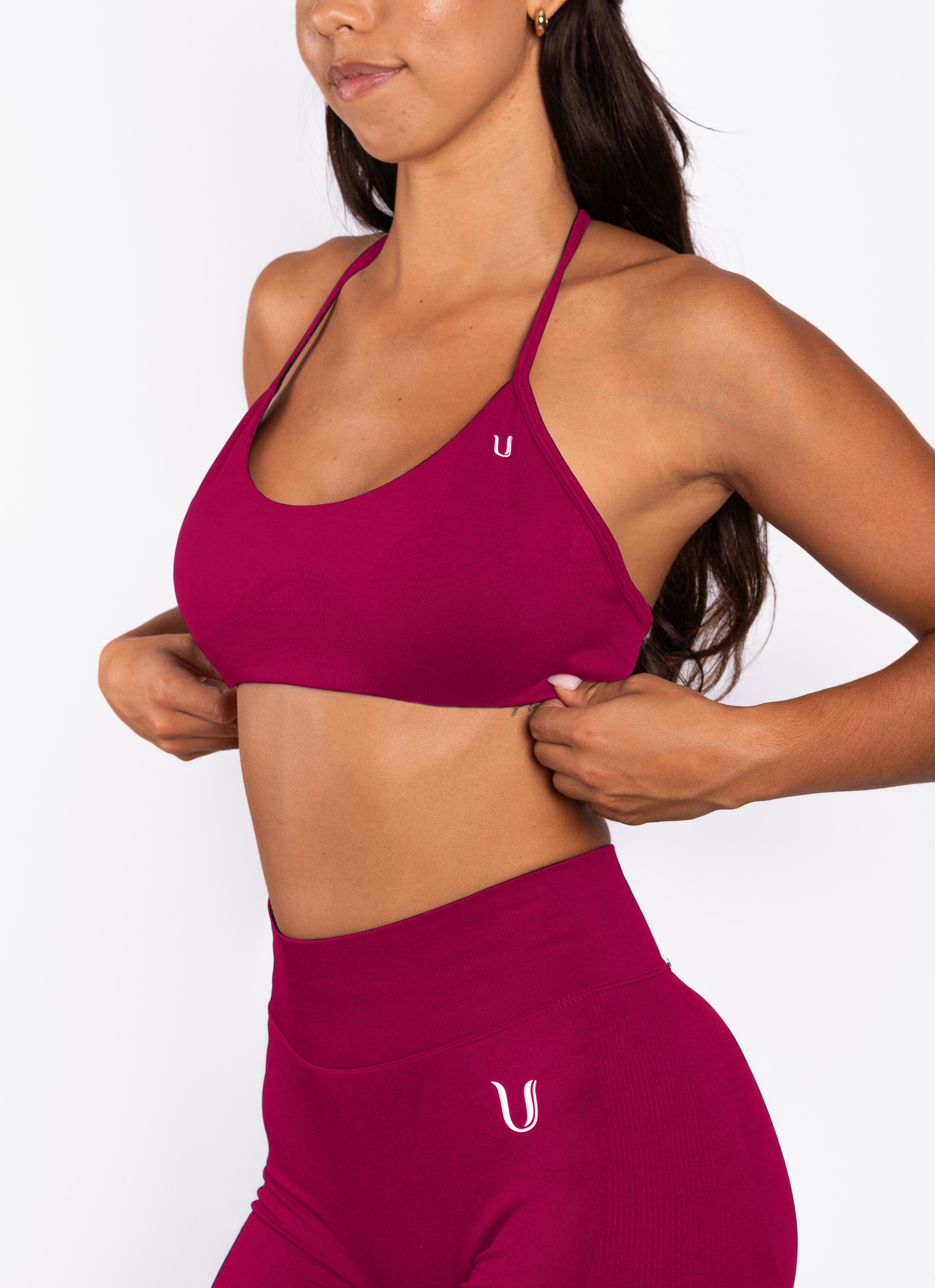 Nova | Seamless Open Rug Bra – Framboos