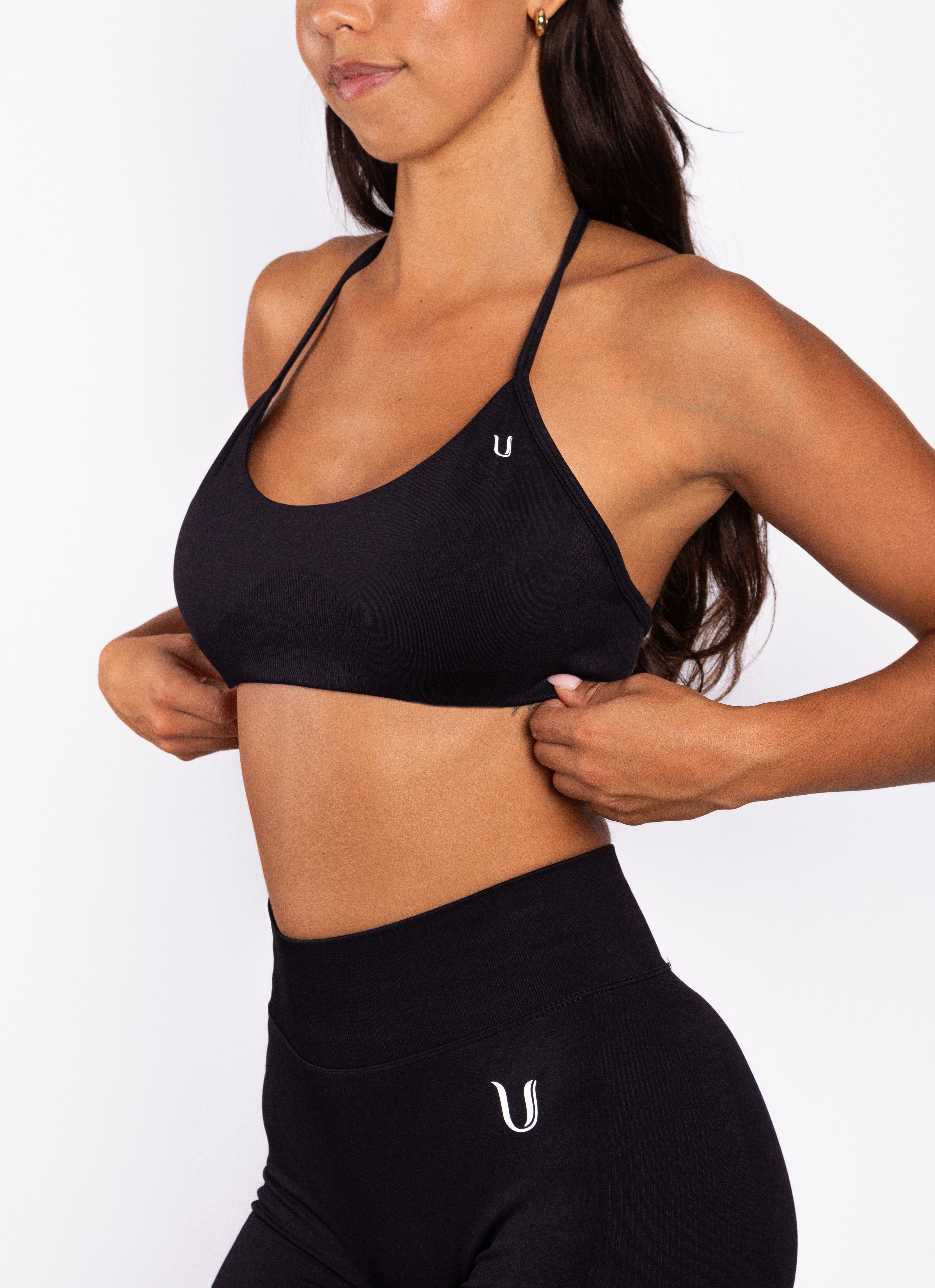 Nova | Brassière Seamless Dos Ouvert – Noir