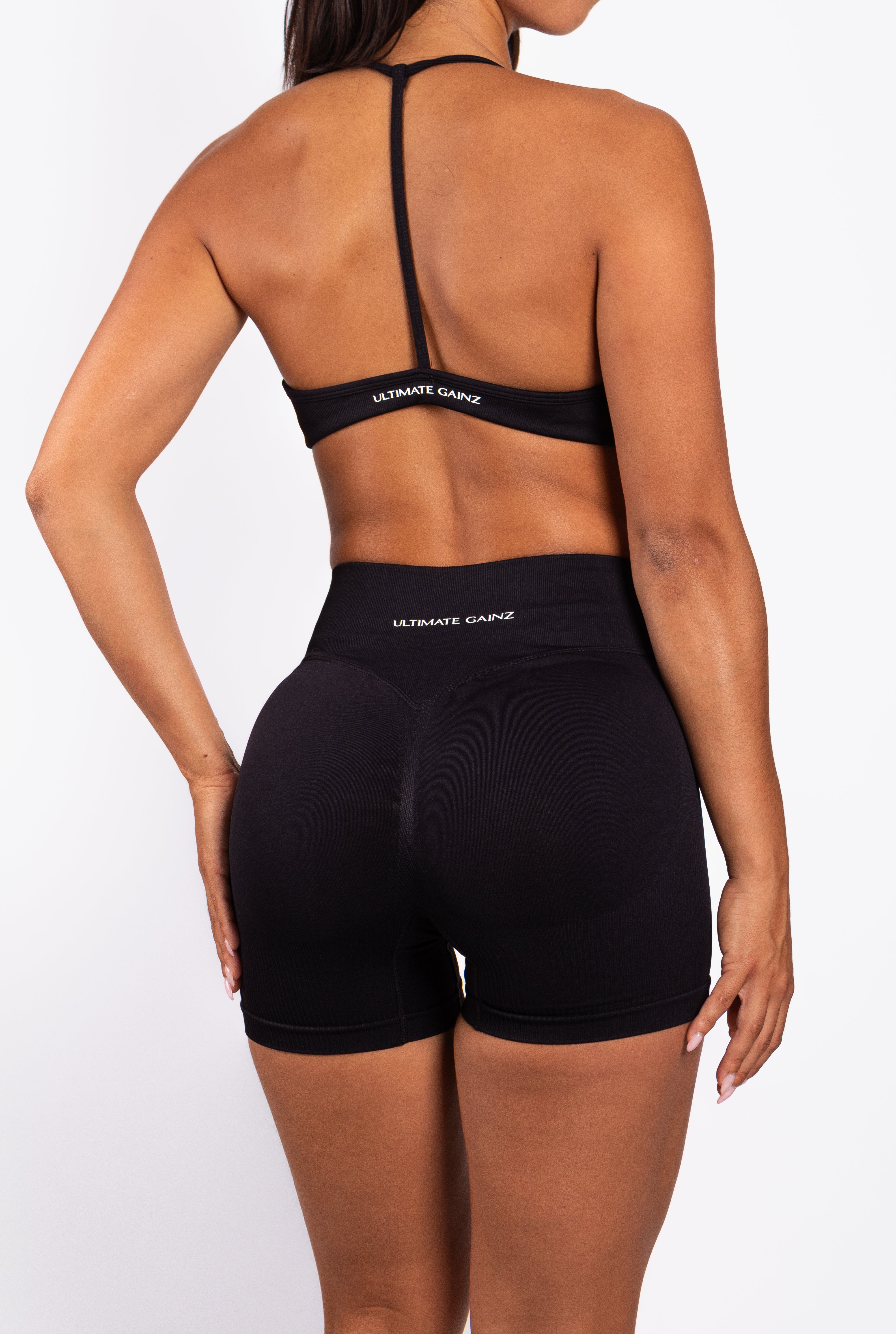 Nova | Brassière Seamless Dos Ouvert – Noir