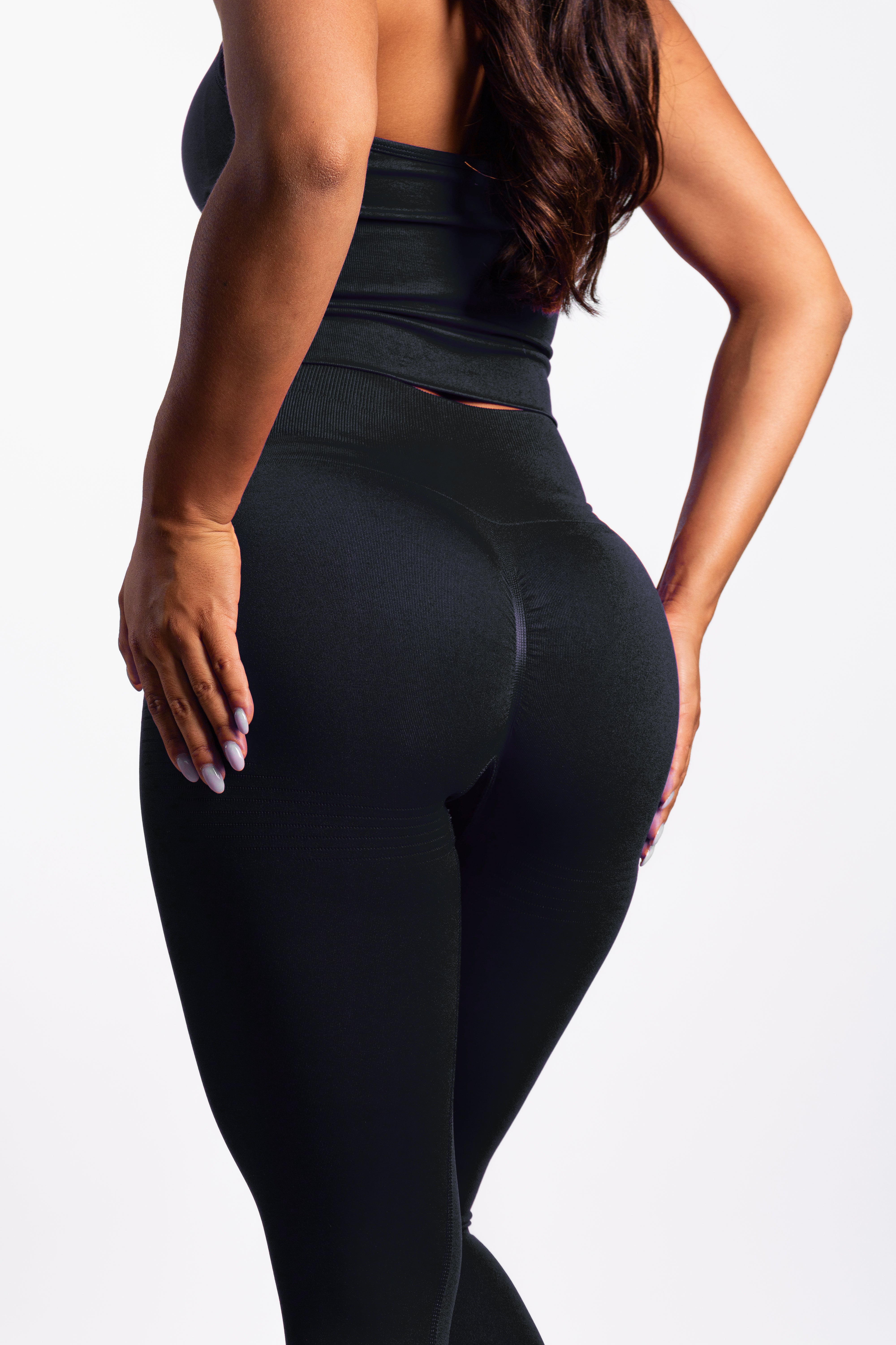 Bibi | Ribbed Seamless Legging – Red