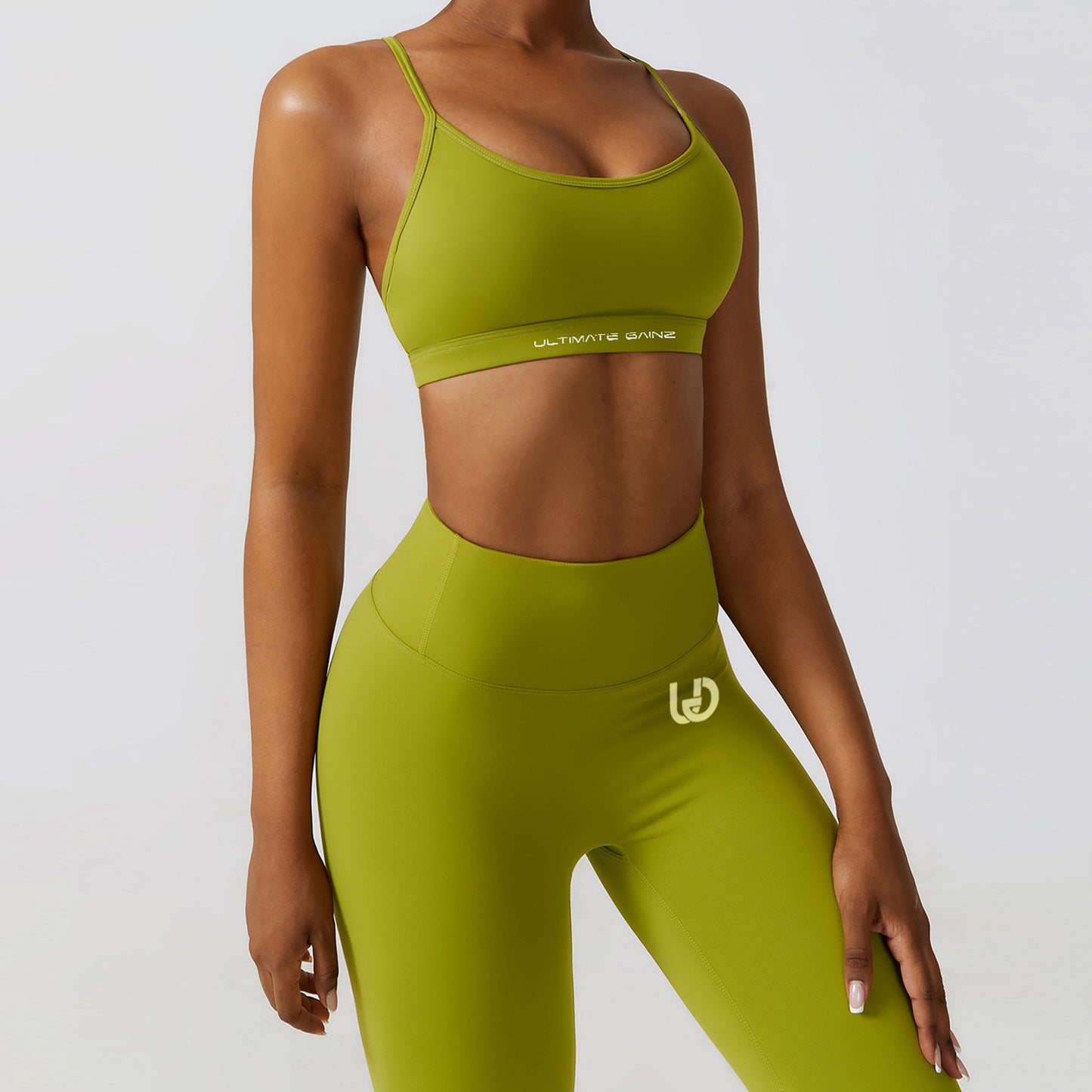 Hailey Set | Naadloze Top Legging - Matcha