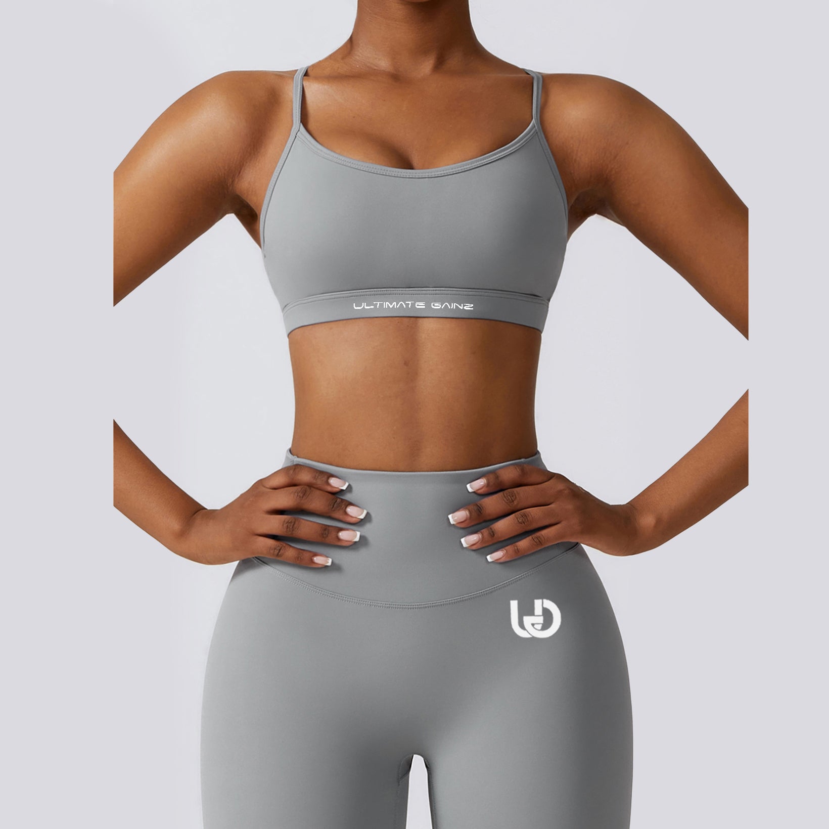 Hailey Set | Top Legging - Lichtgrijs