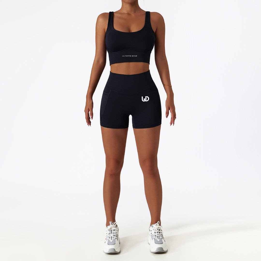 Palmer | Shorts Set mit Taschen Elfenbein