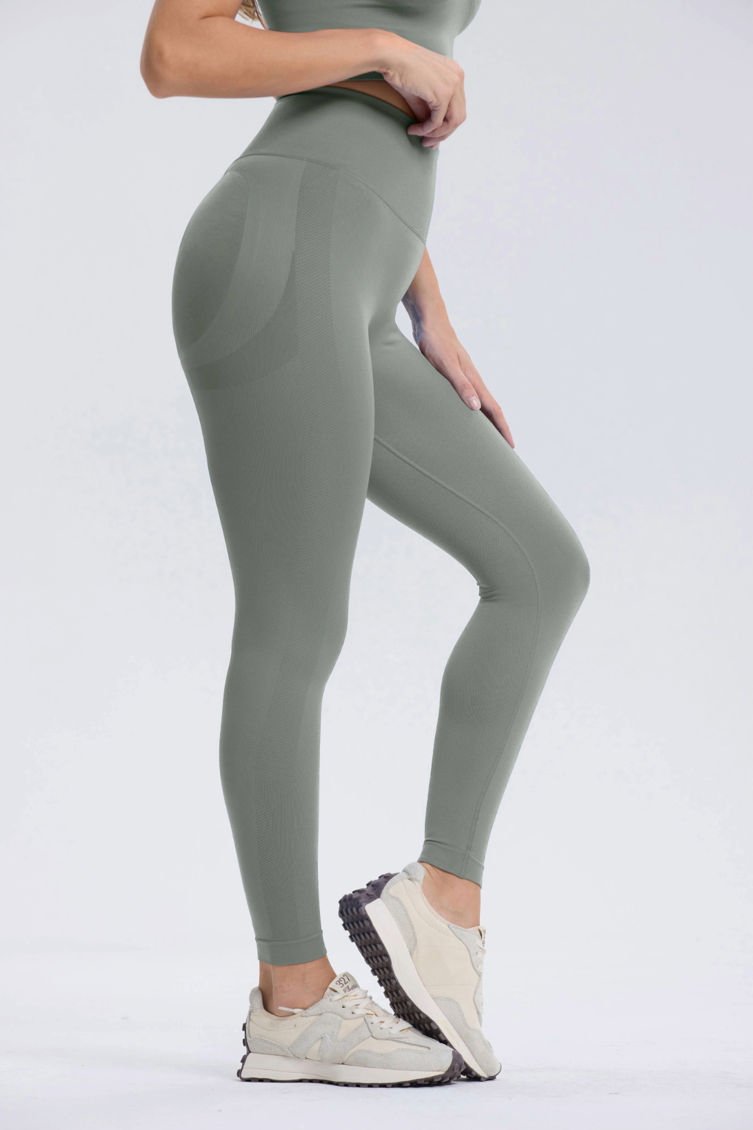 Leonie | Legging Scrunch - Gris