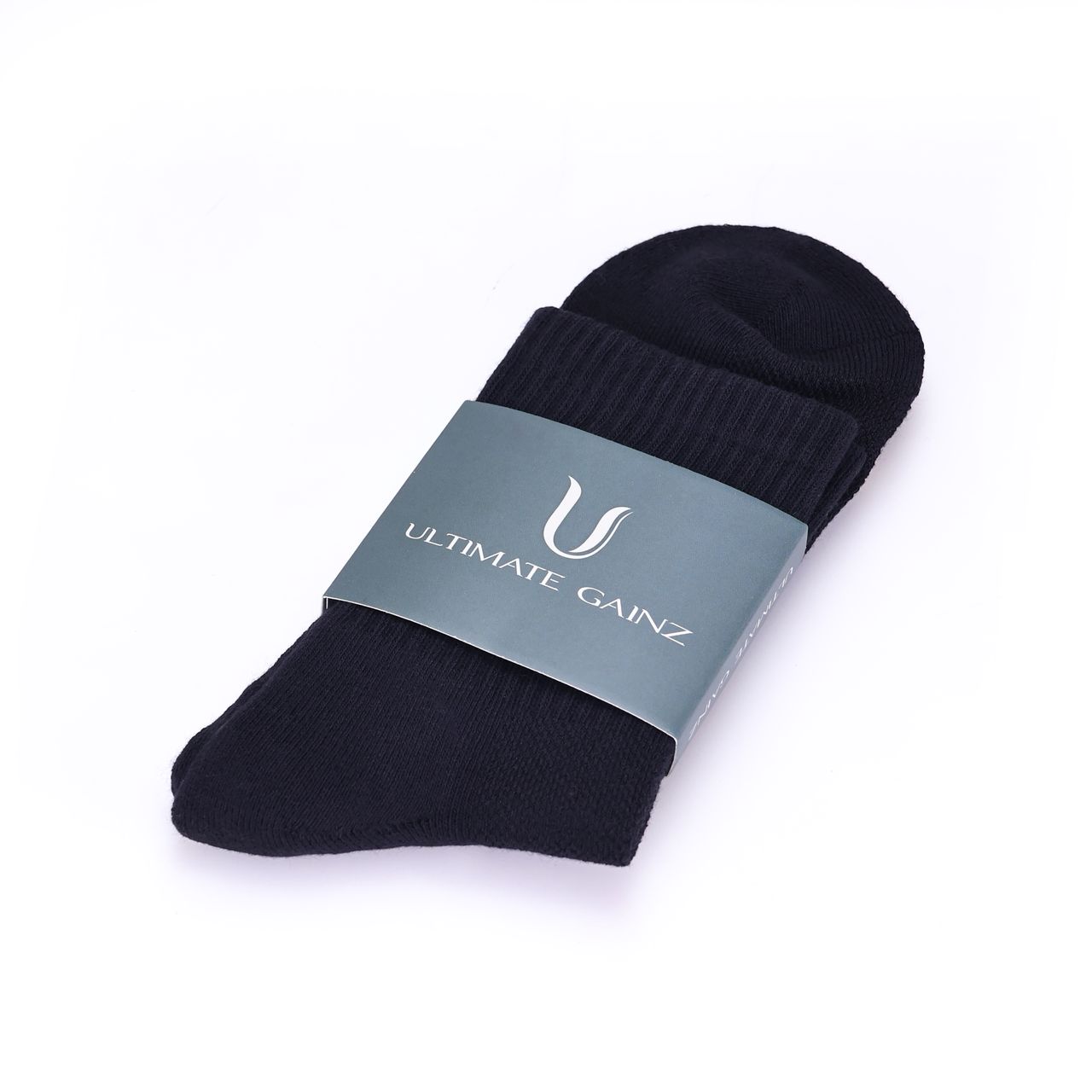 Ultimate Gainz - Performance Sokken Unisex - Zwart 1 Paar - afbeelding 3