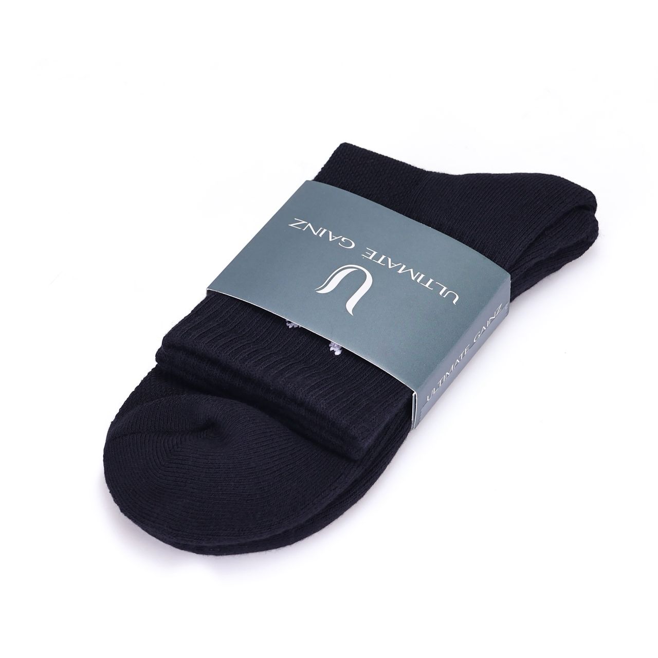 Ultimate Gainz - Performance Sokken Unisex - Zwart 1 Paar - afbeelding 2